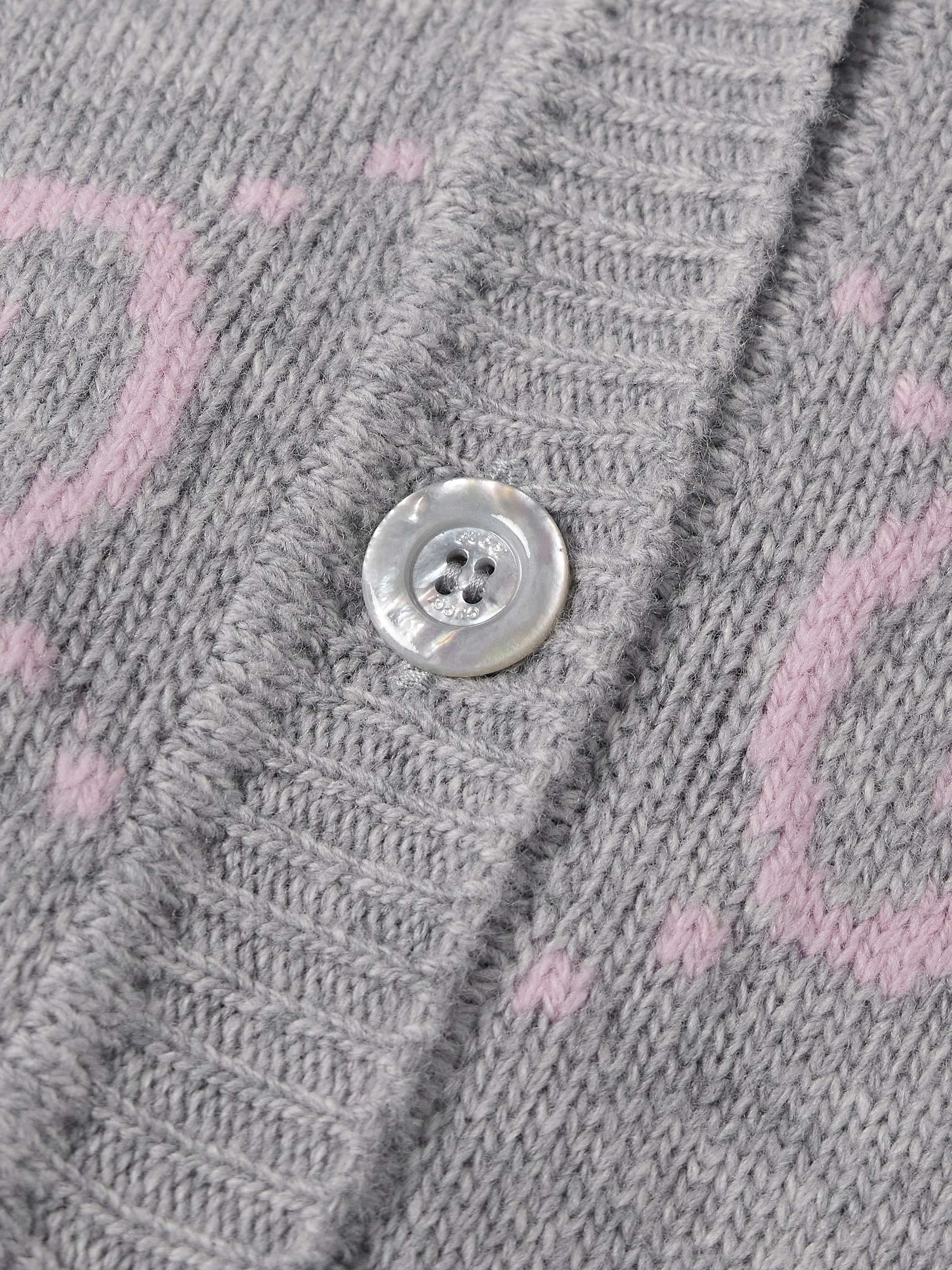 Wool-jacquard cardigan view