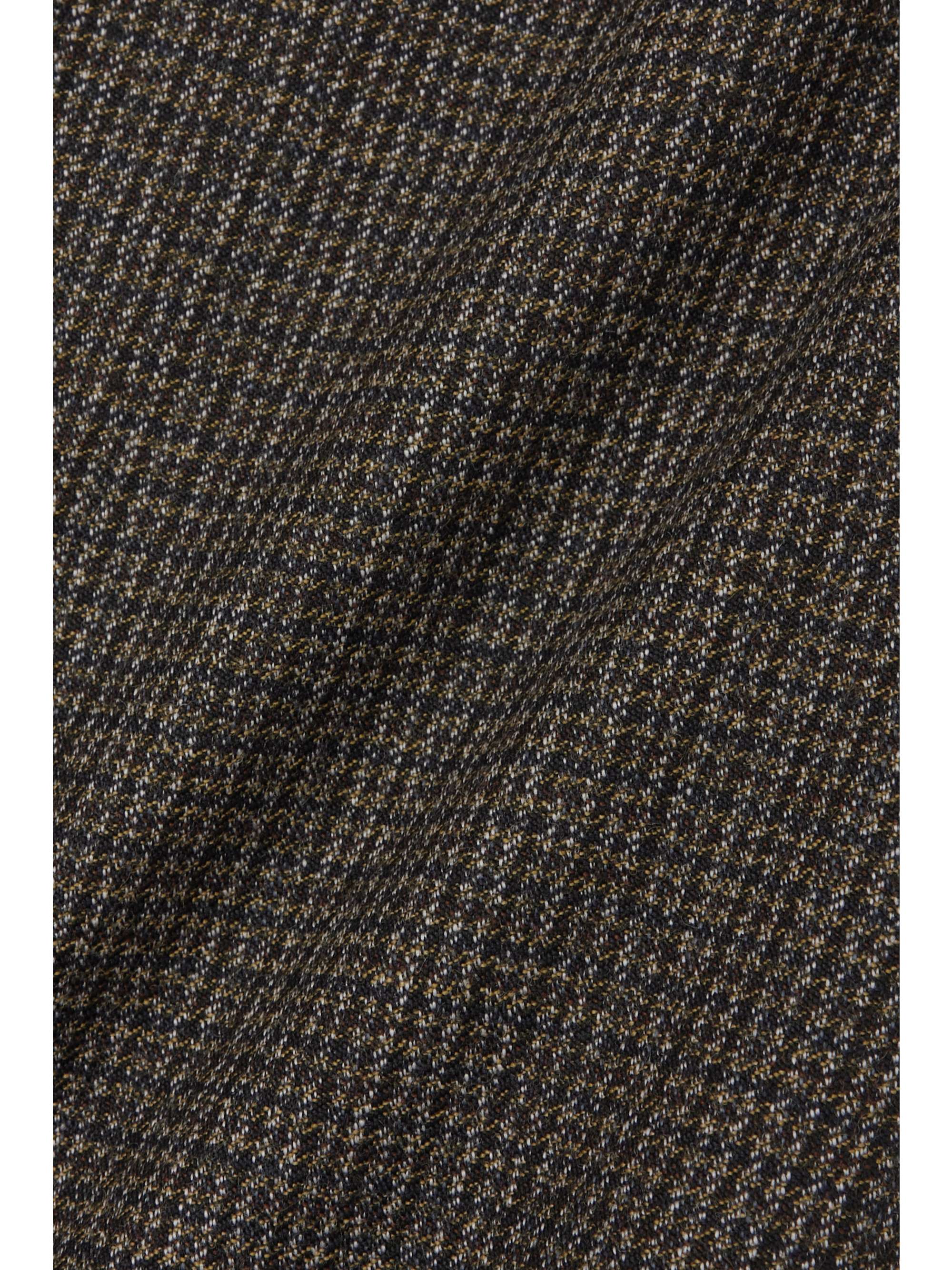 Satin and houndstooth wool-tweed vest view