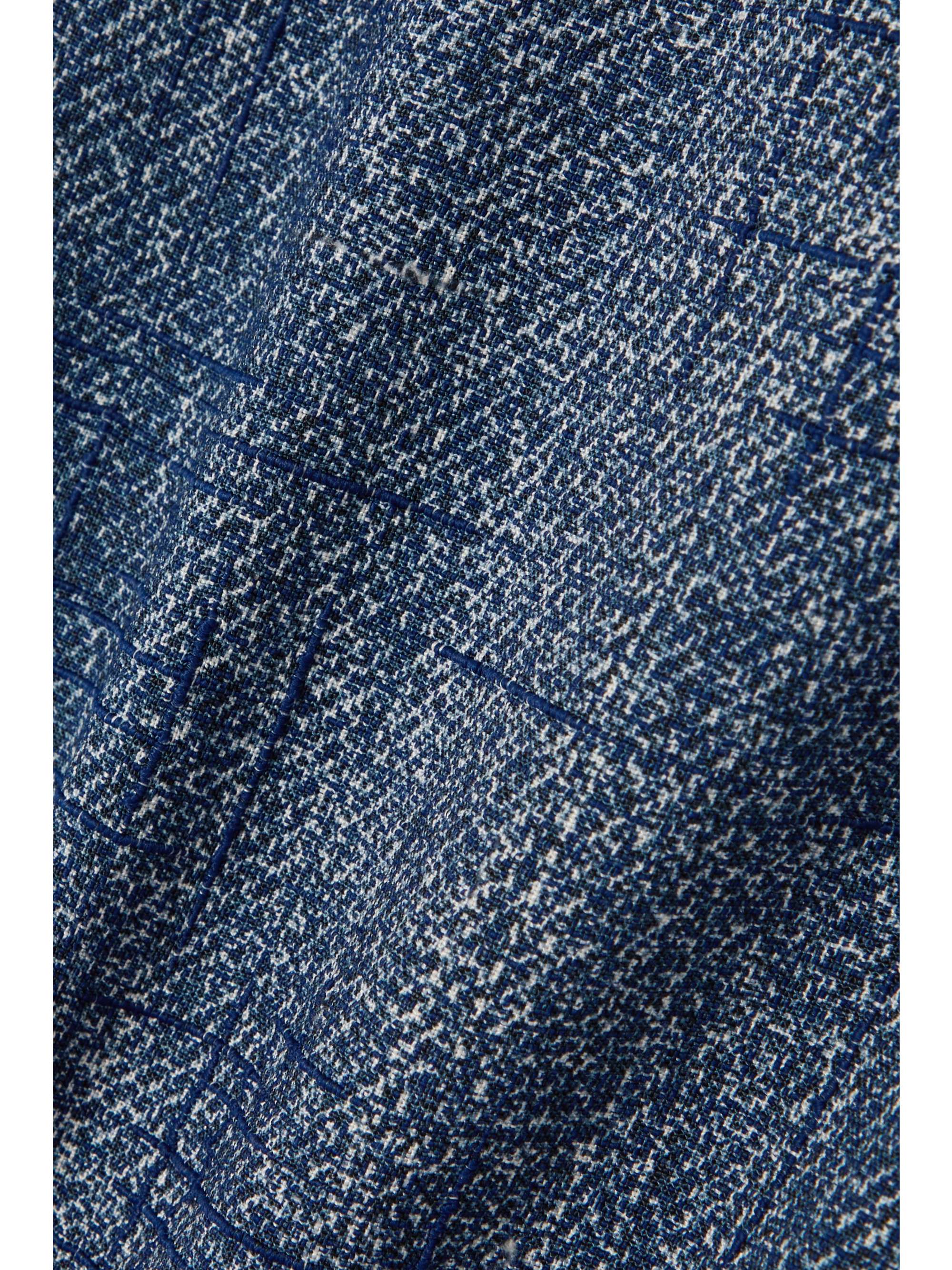 Denim-effect woven midi skirt view