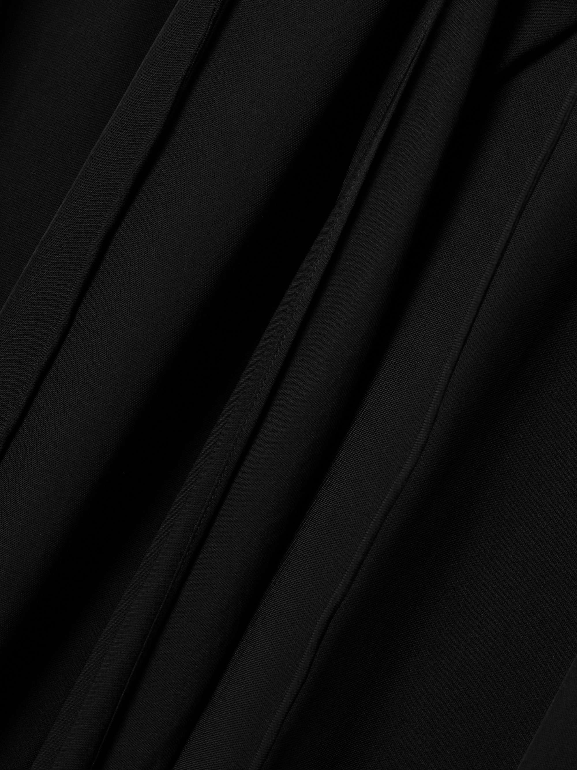 Draped jersey mini dress view