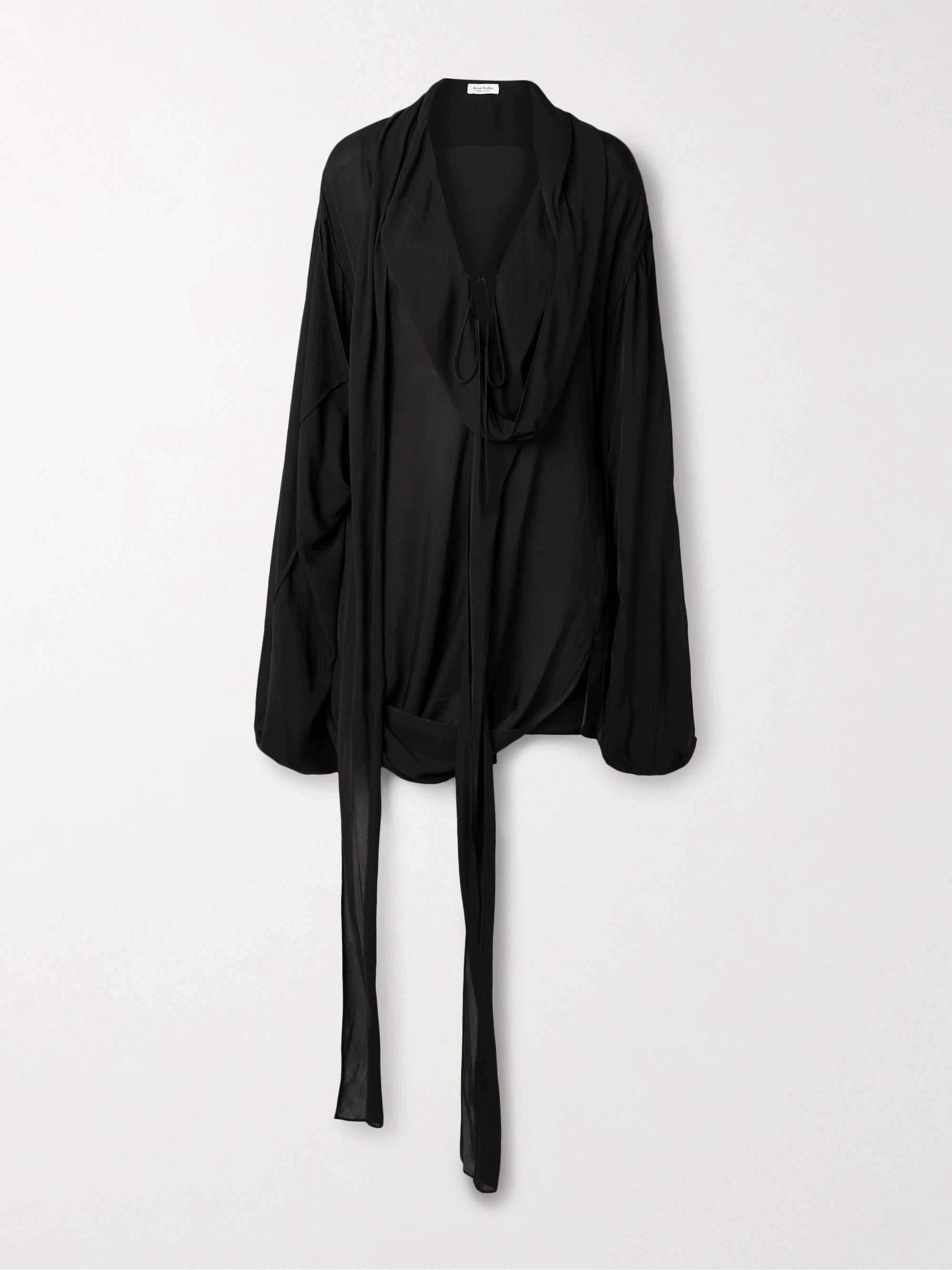 Draped jersey mini dress view