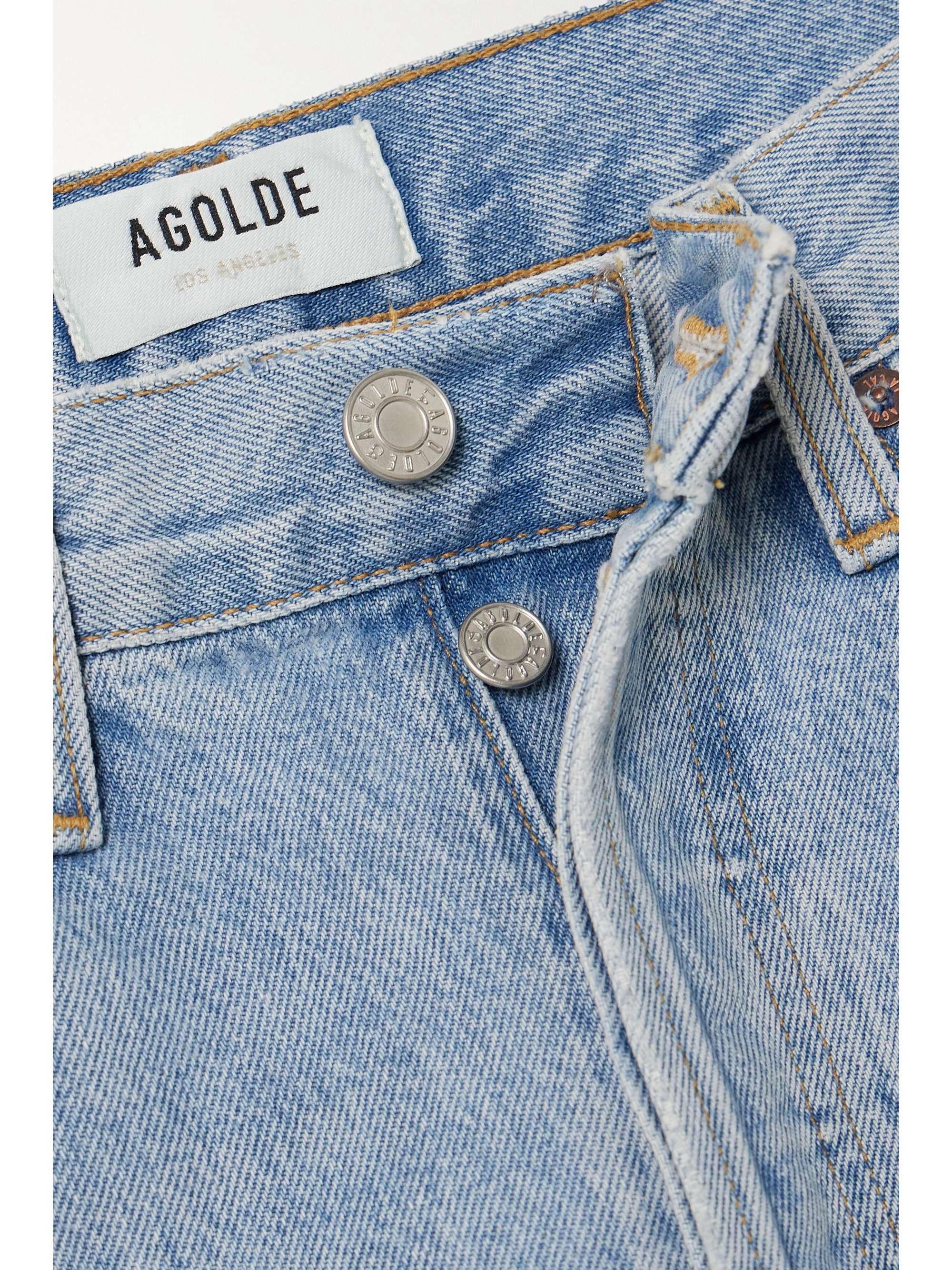 Luna high-rise tapered organic jeans view