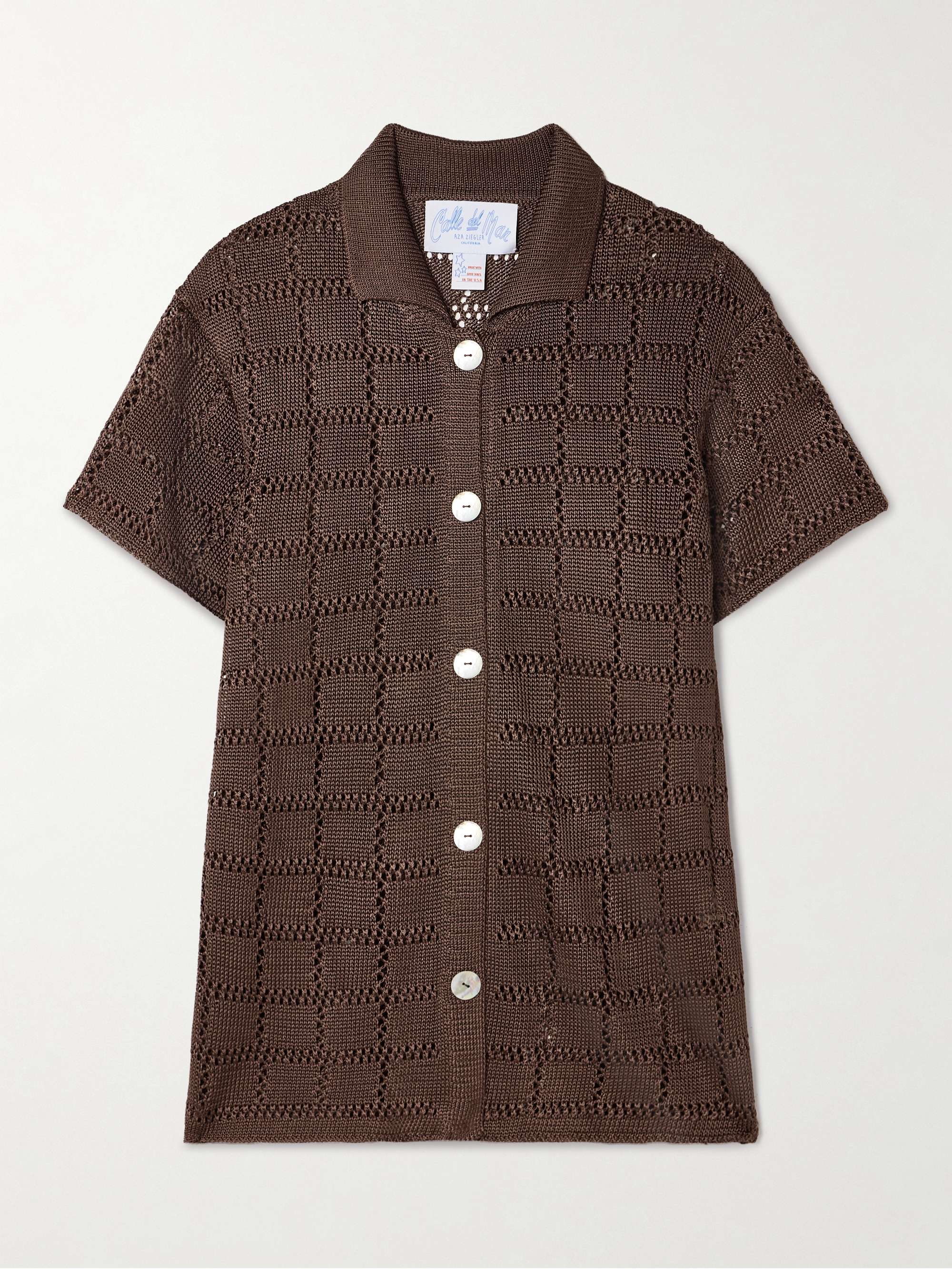 Open-knit shirt view