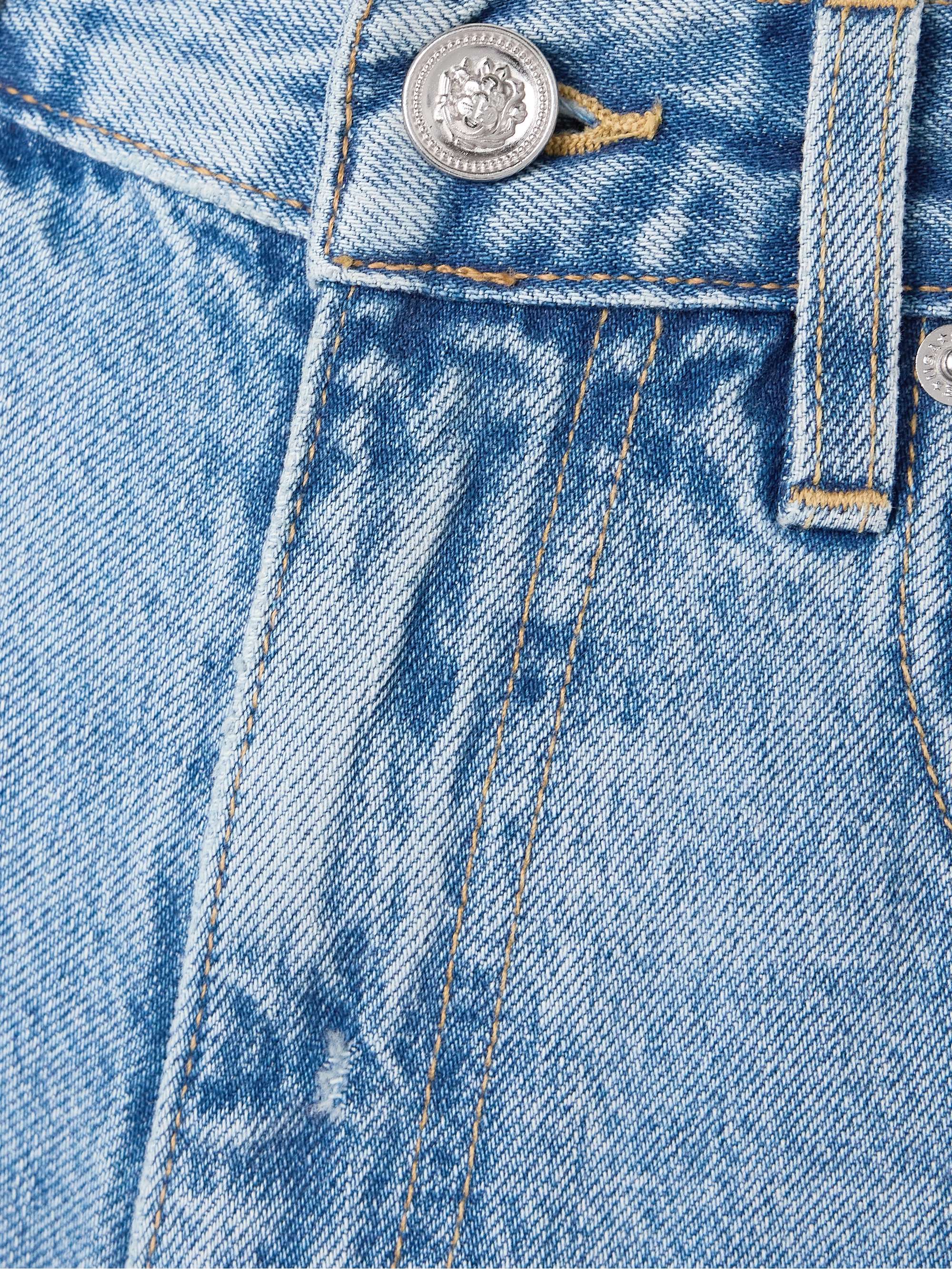 Walker distressed denim shorts view