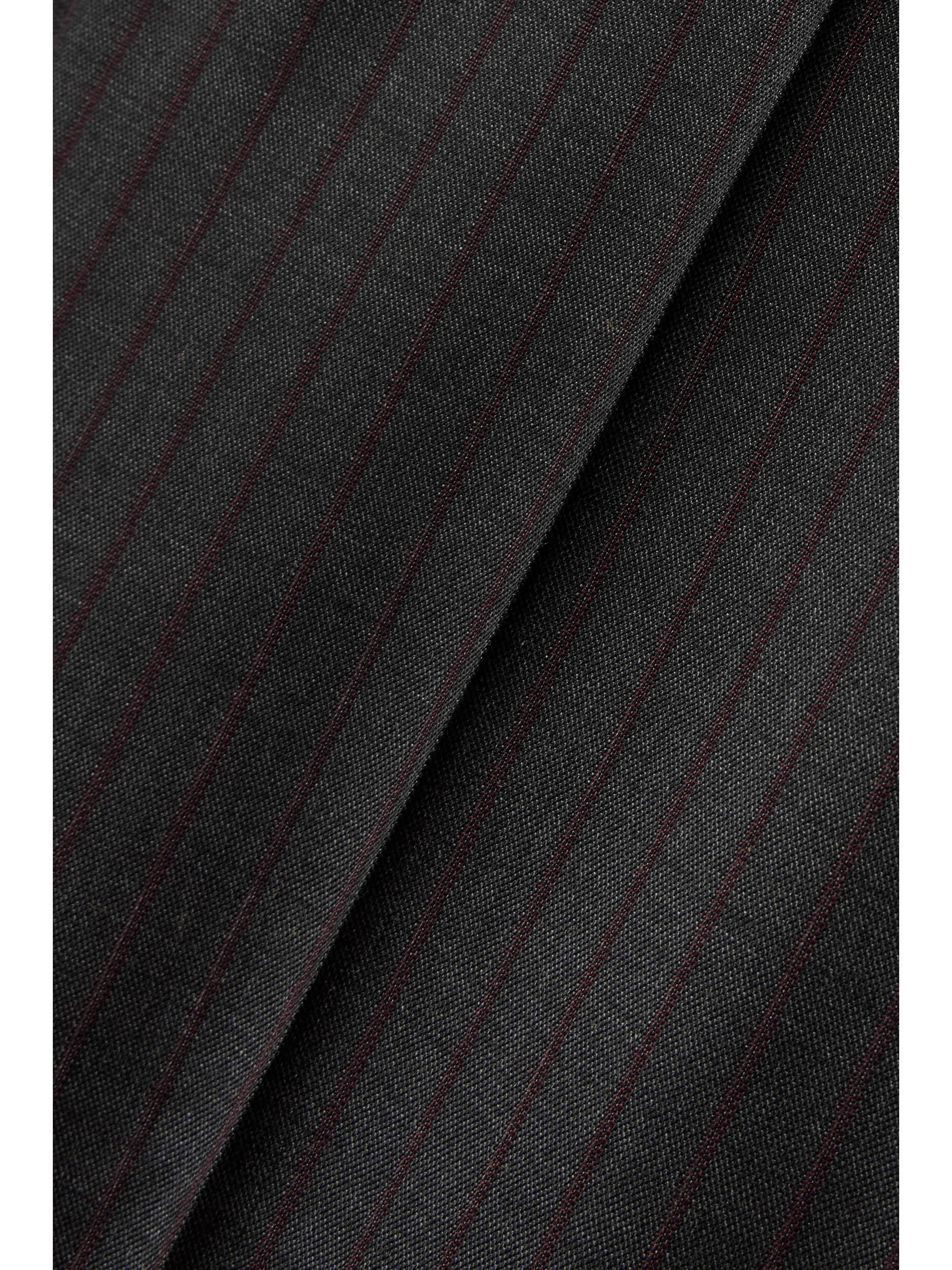 Striped wool pants view