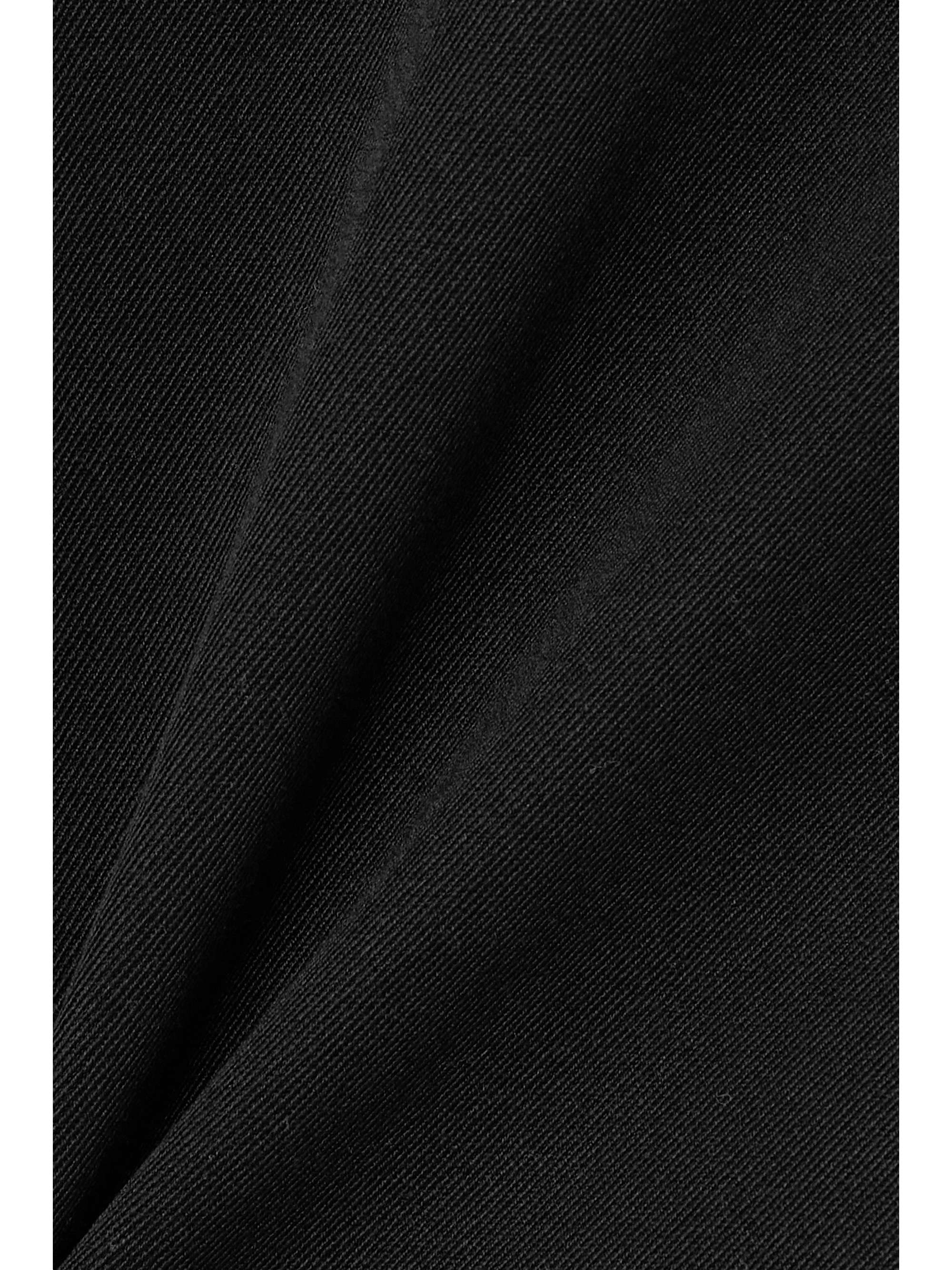 Wrap-effect wool-gabardine maxi skirt view