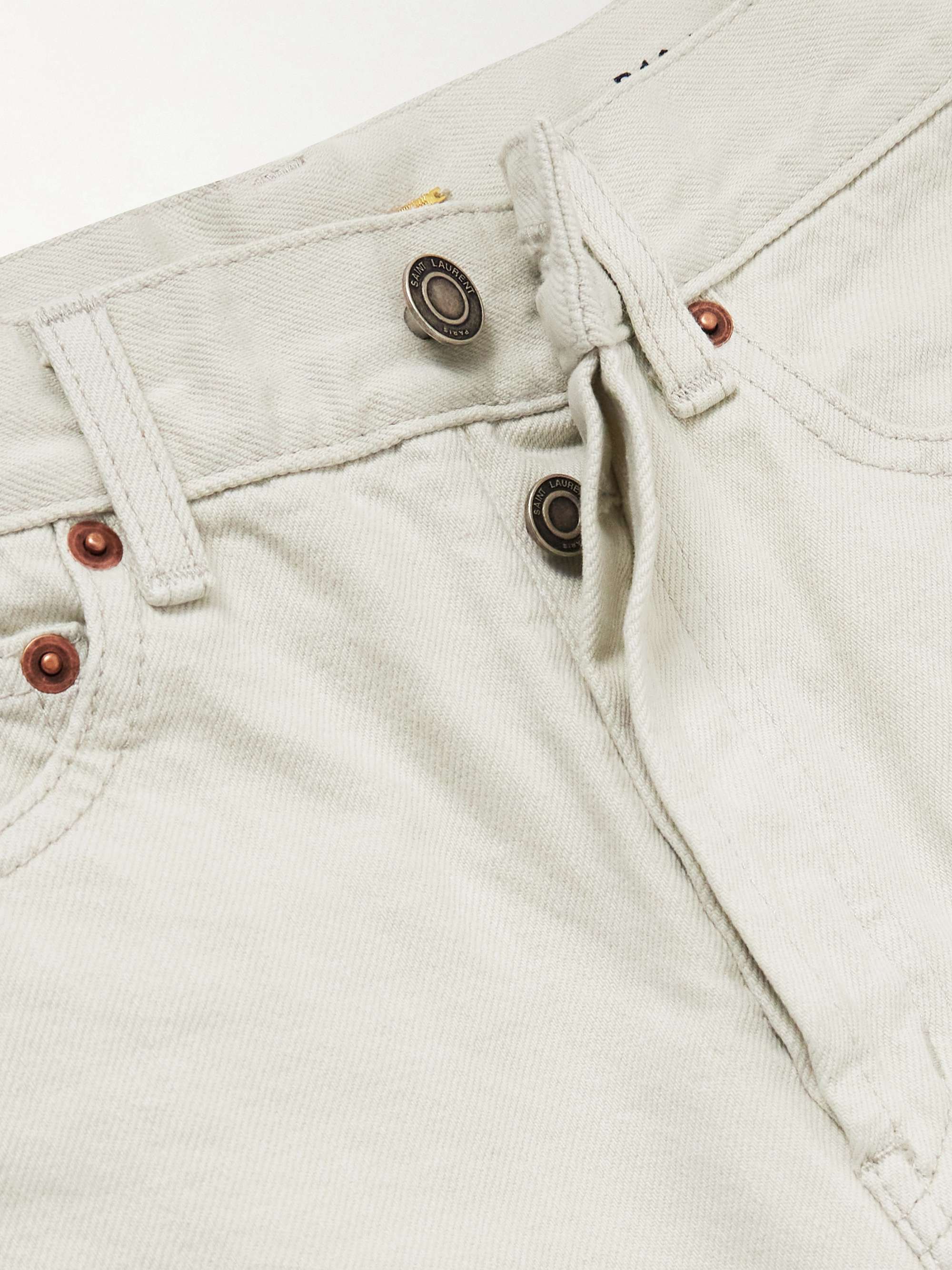 High-rise slim-leg jeans view