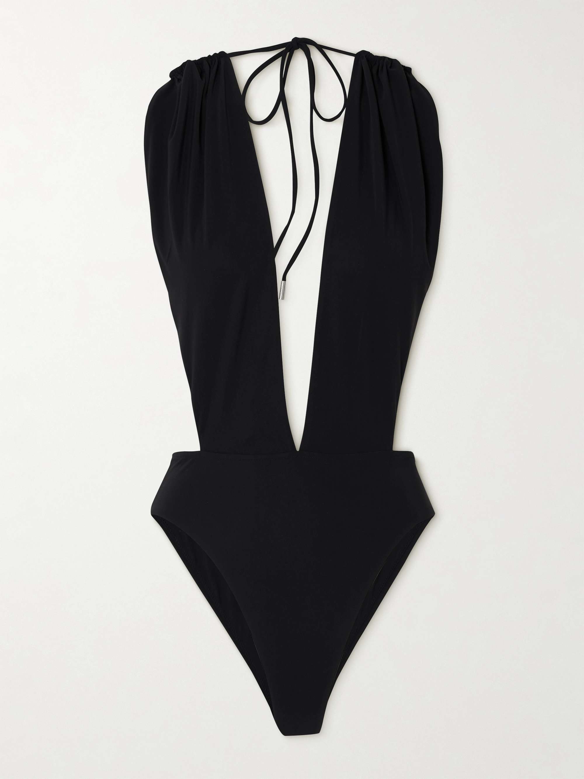 Halterneck swimsuit view