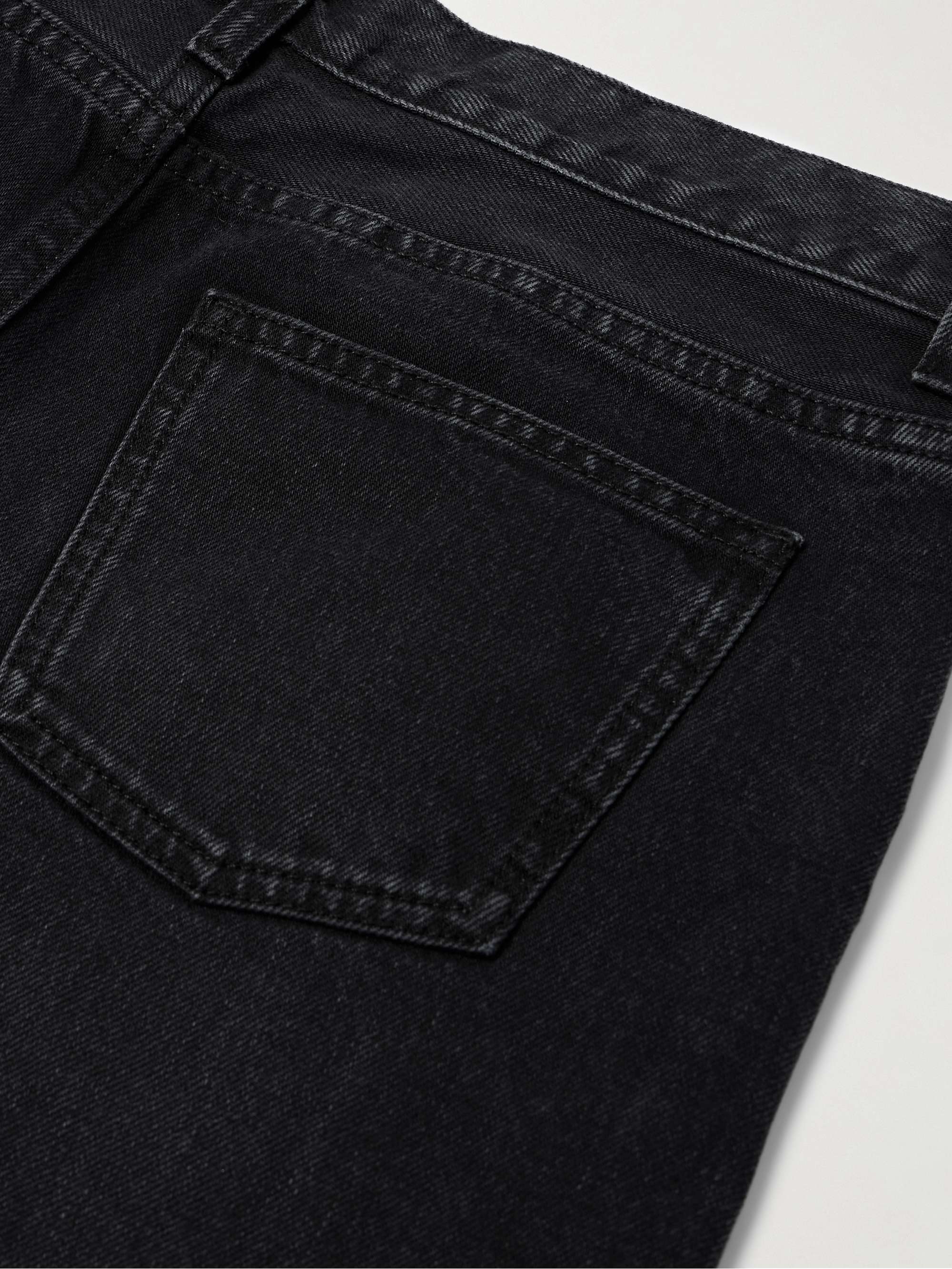 Land cropped straight-leg jeans view