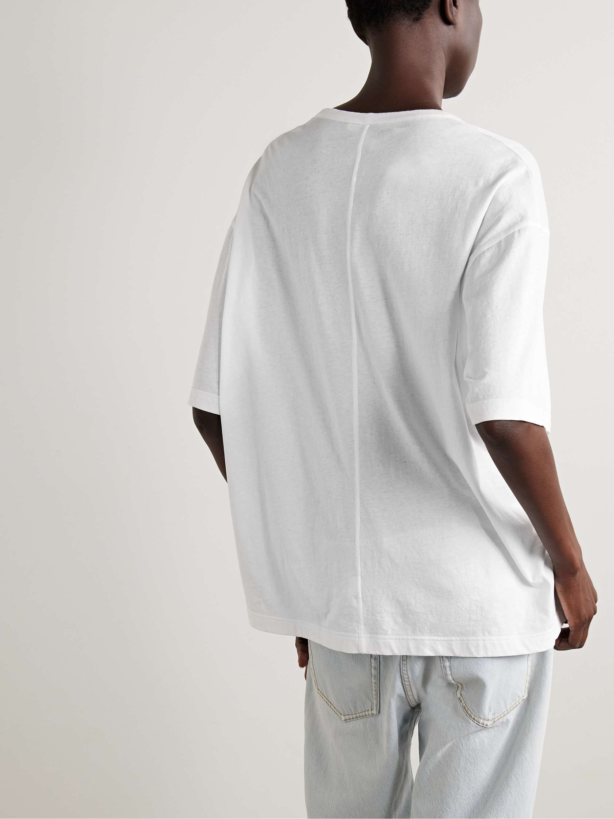 Steven oversized cotton-jersey T-shirt view