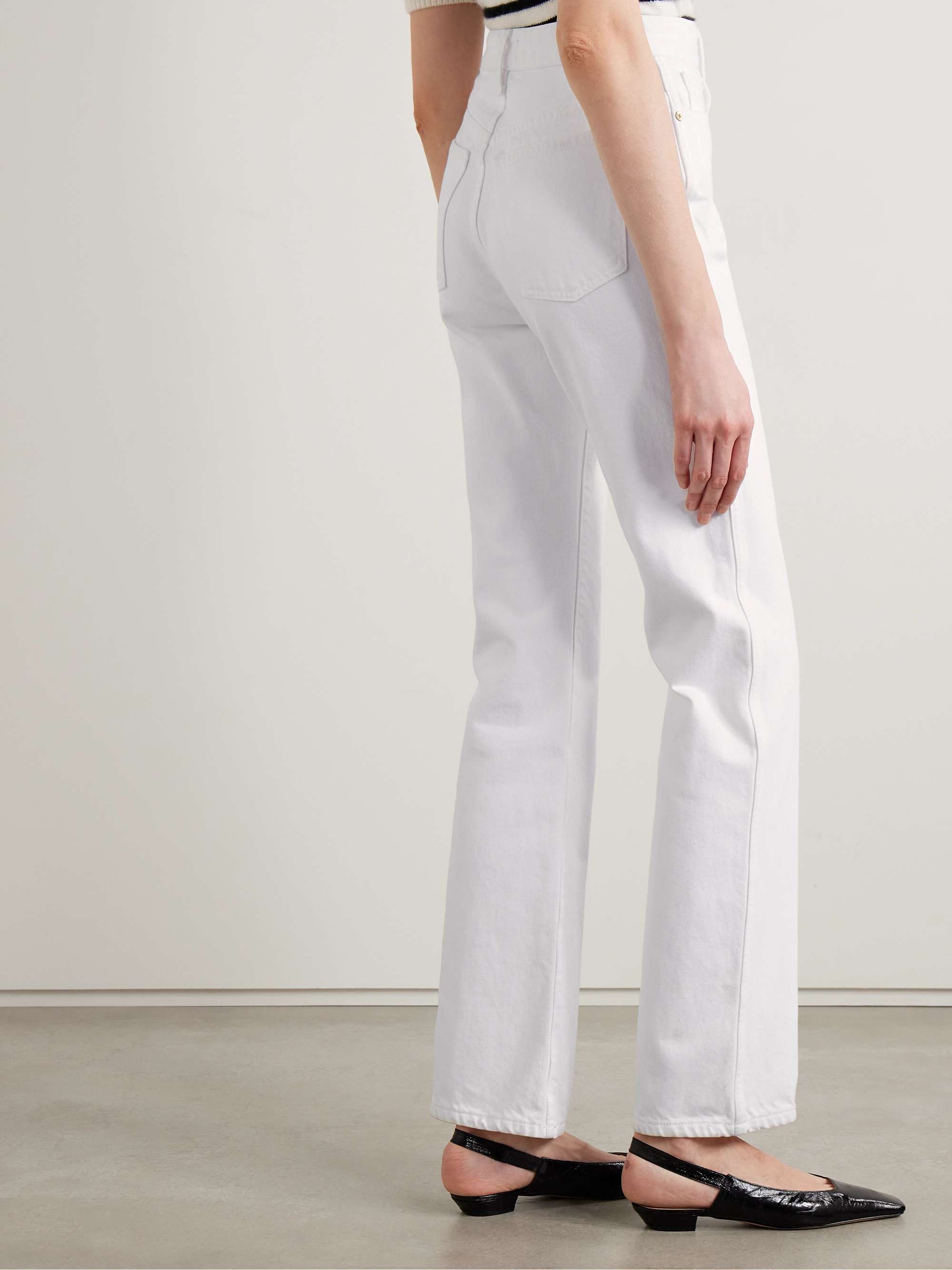 Danielle high-rise straight-leg jeans view