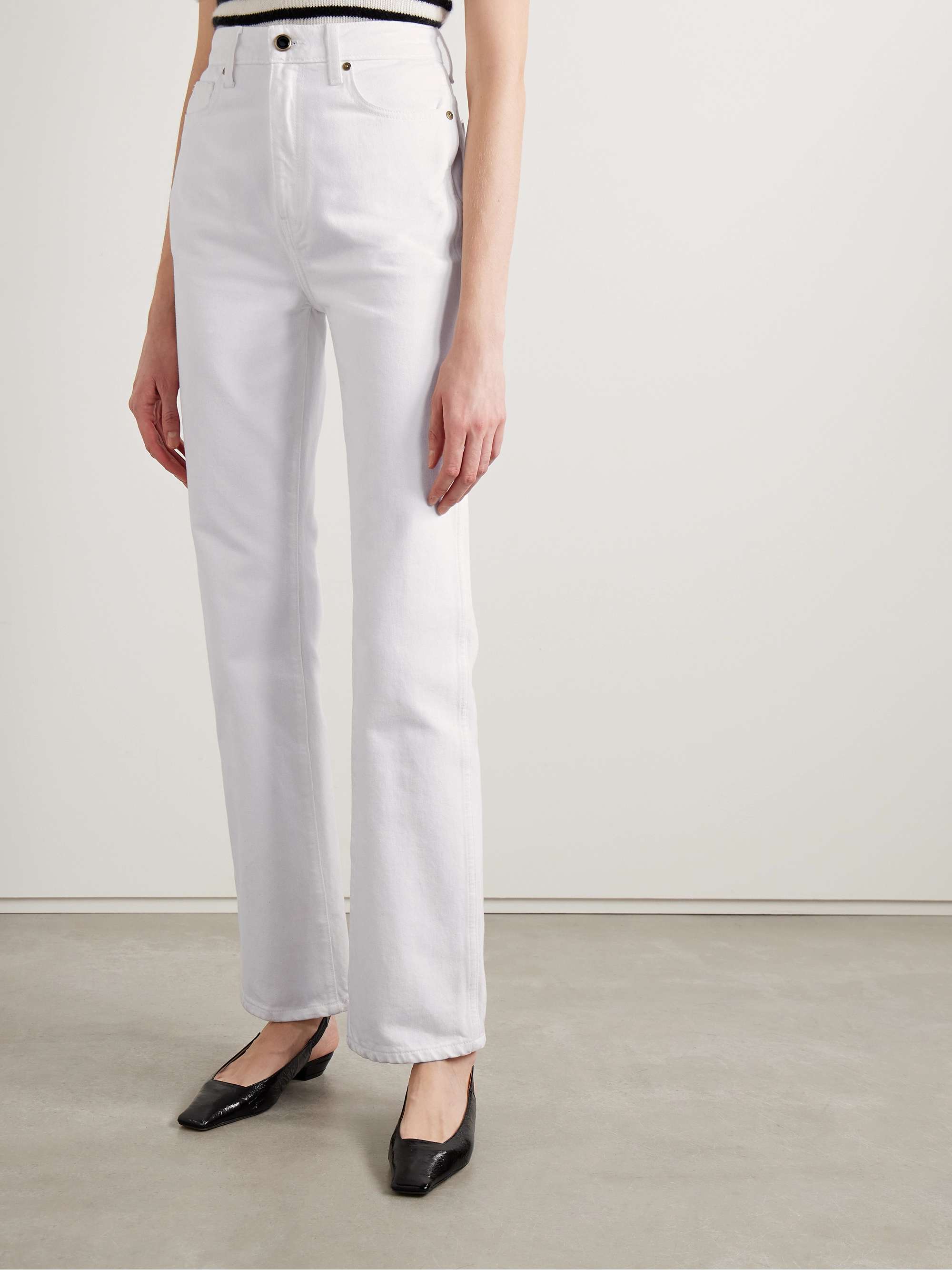 Danielle high-rise straight-leg jeans view