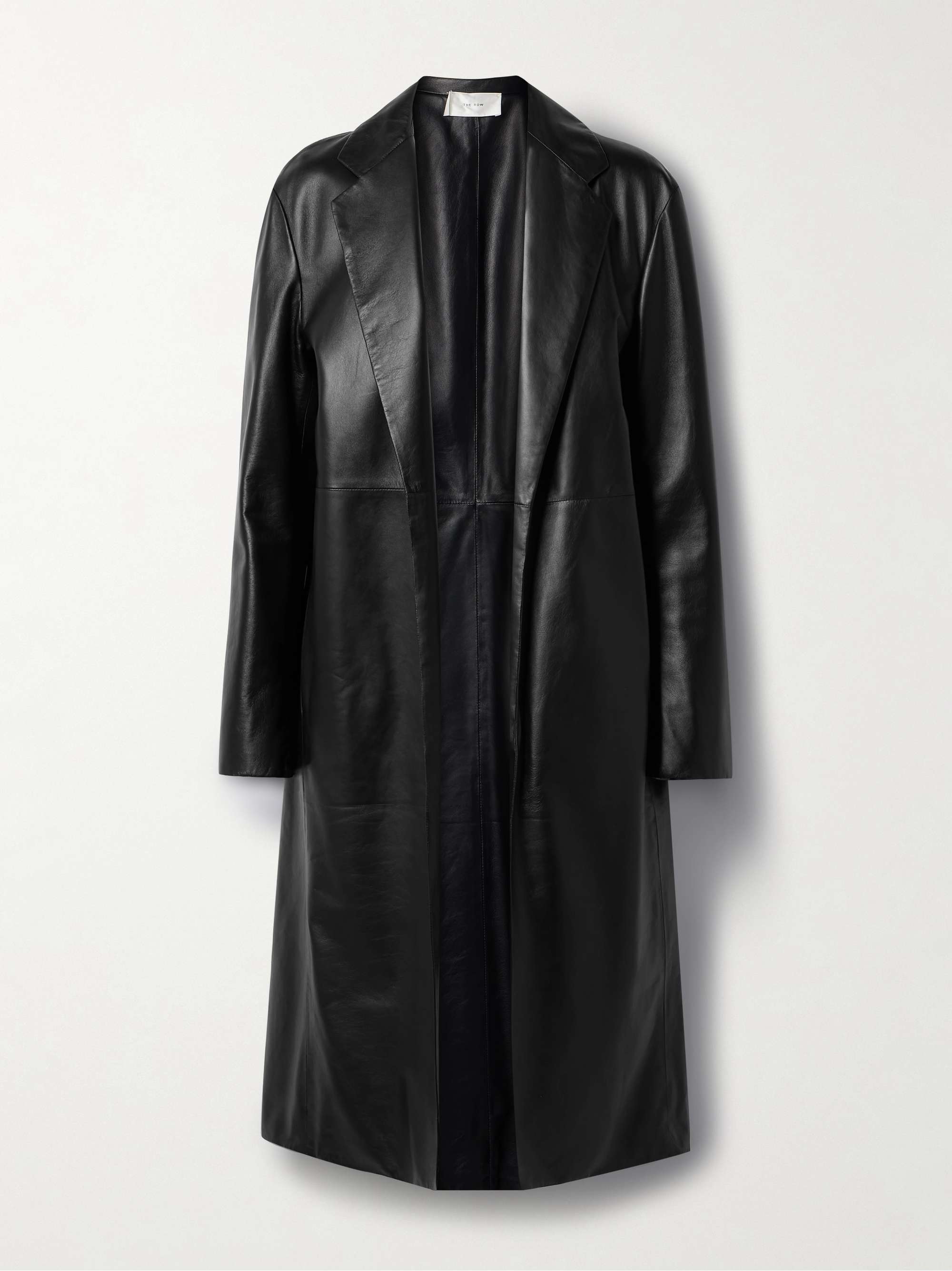 Babil leather trench coat view