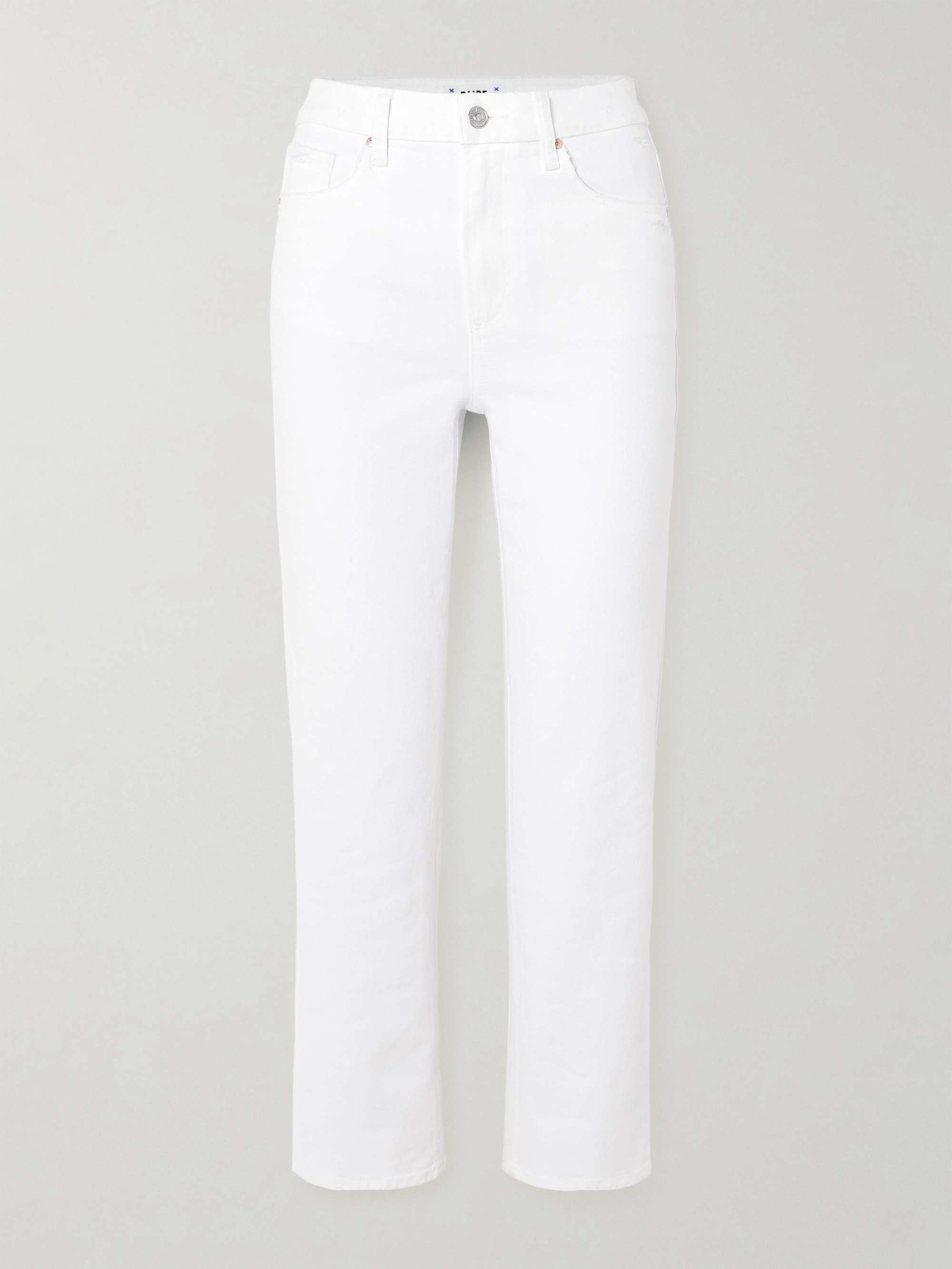 Sarah cropped high-rise straight-leg jeans view