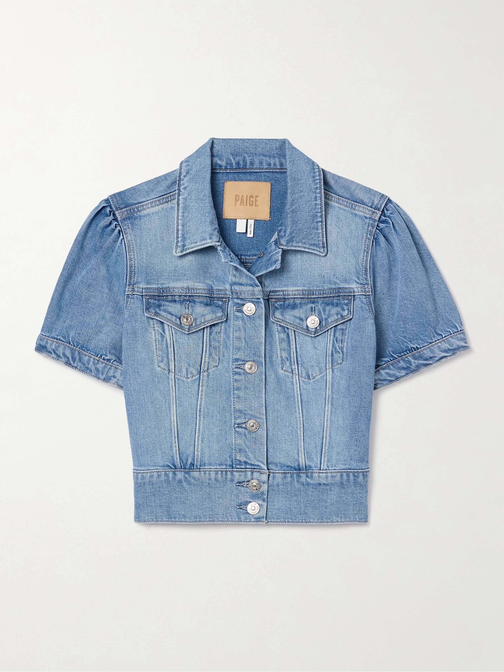 Kendra cropped denim jacket view