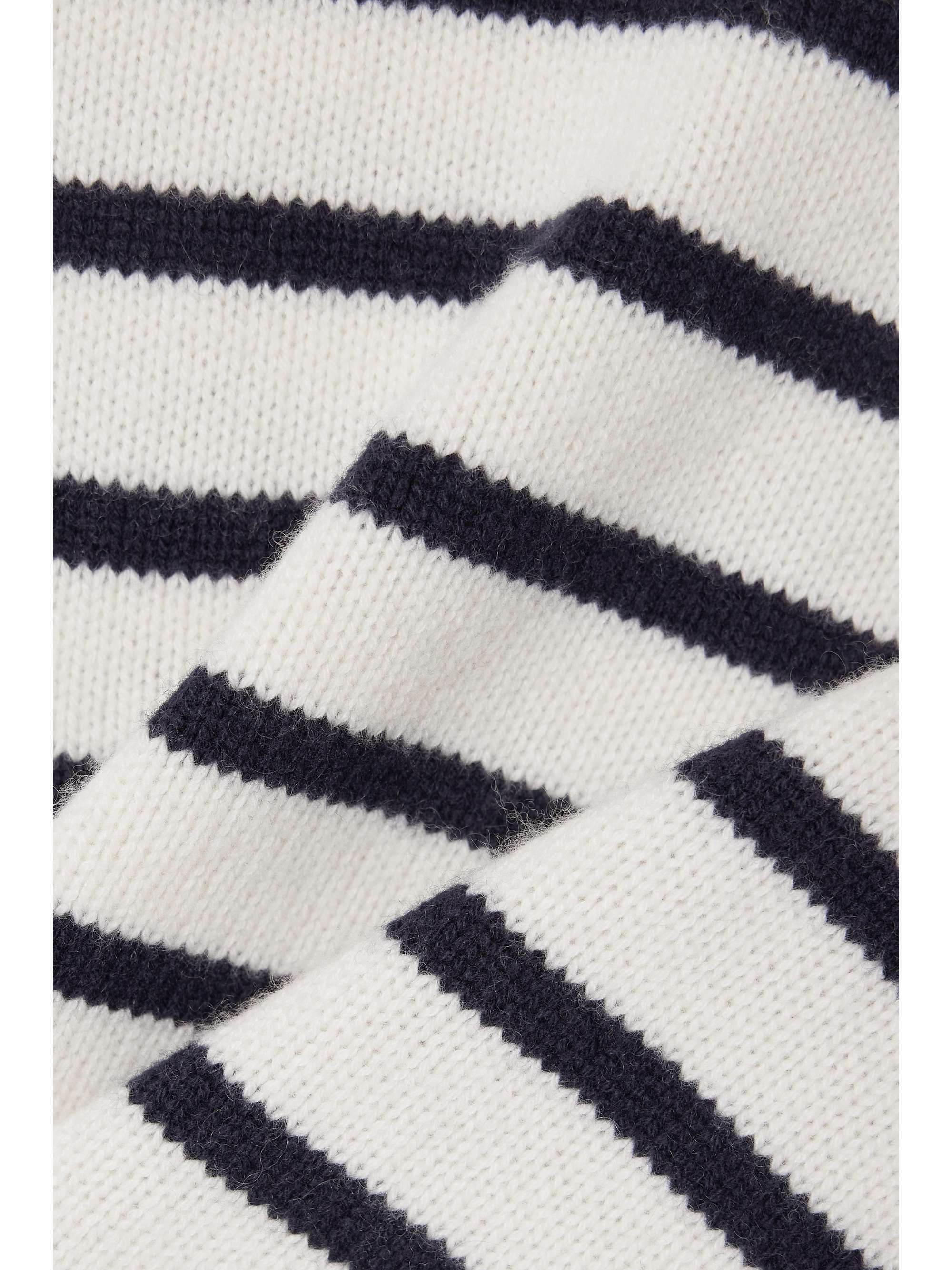 Striped cashmere sweater view