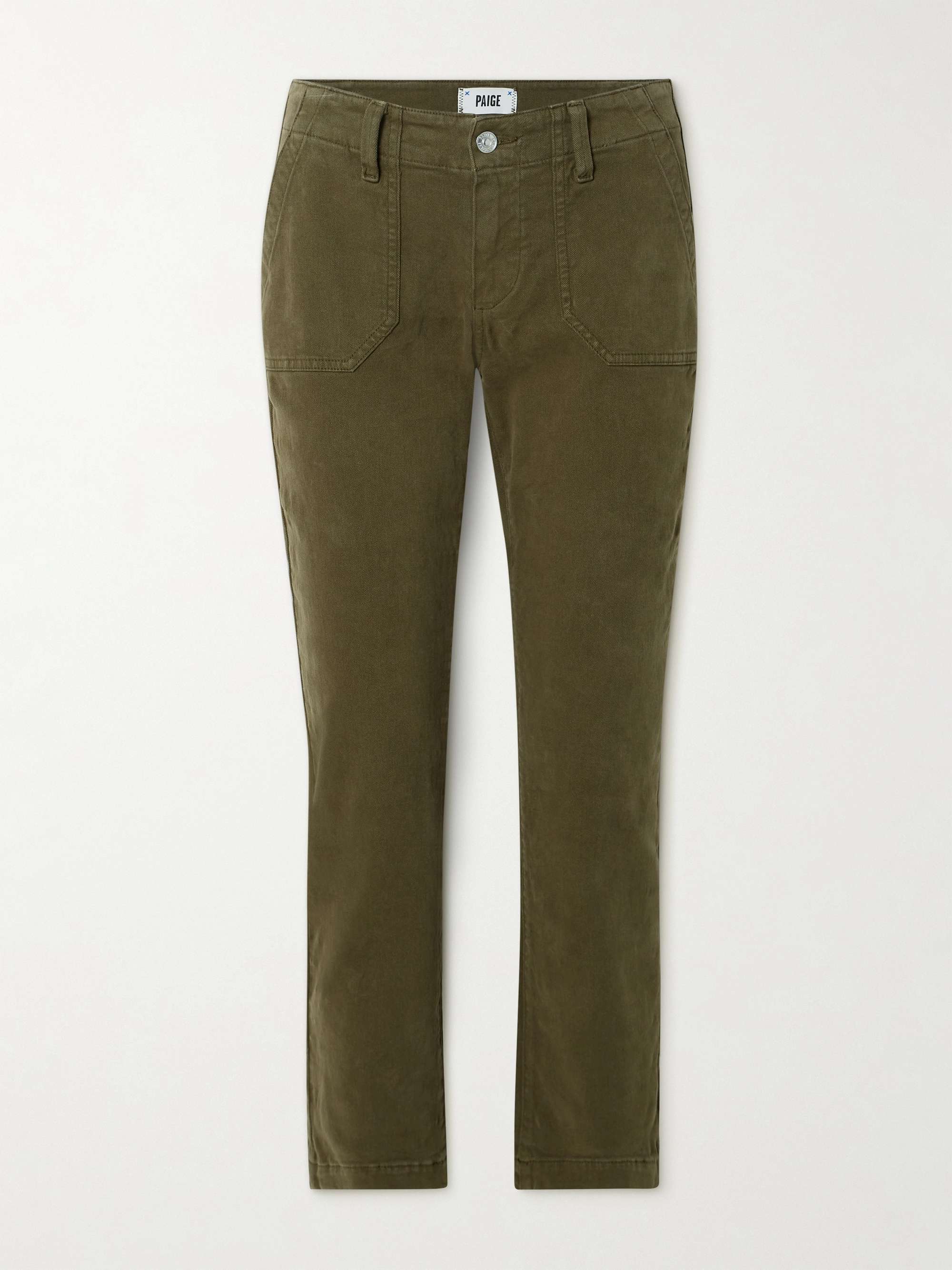 Mayslie mid-rise straight-leg jeans view