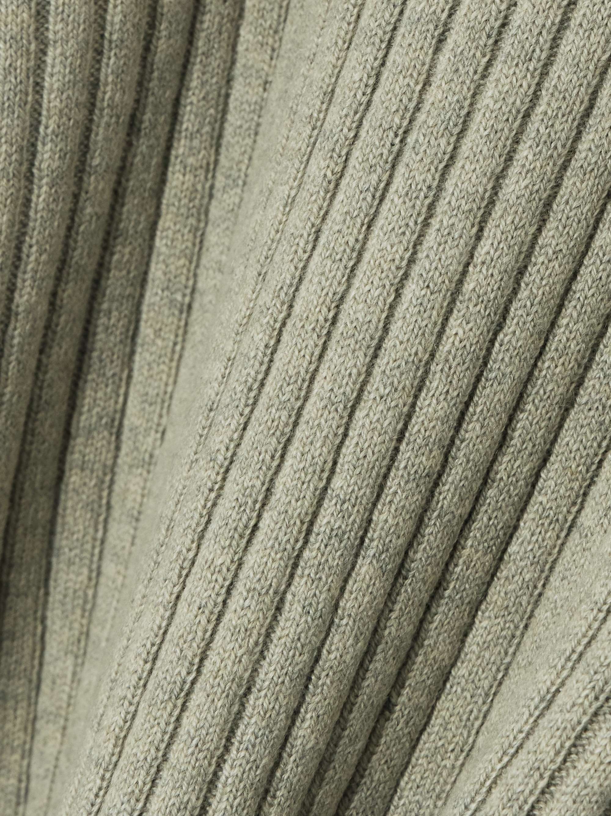 Ribbed cashmere sweater view