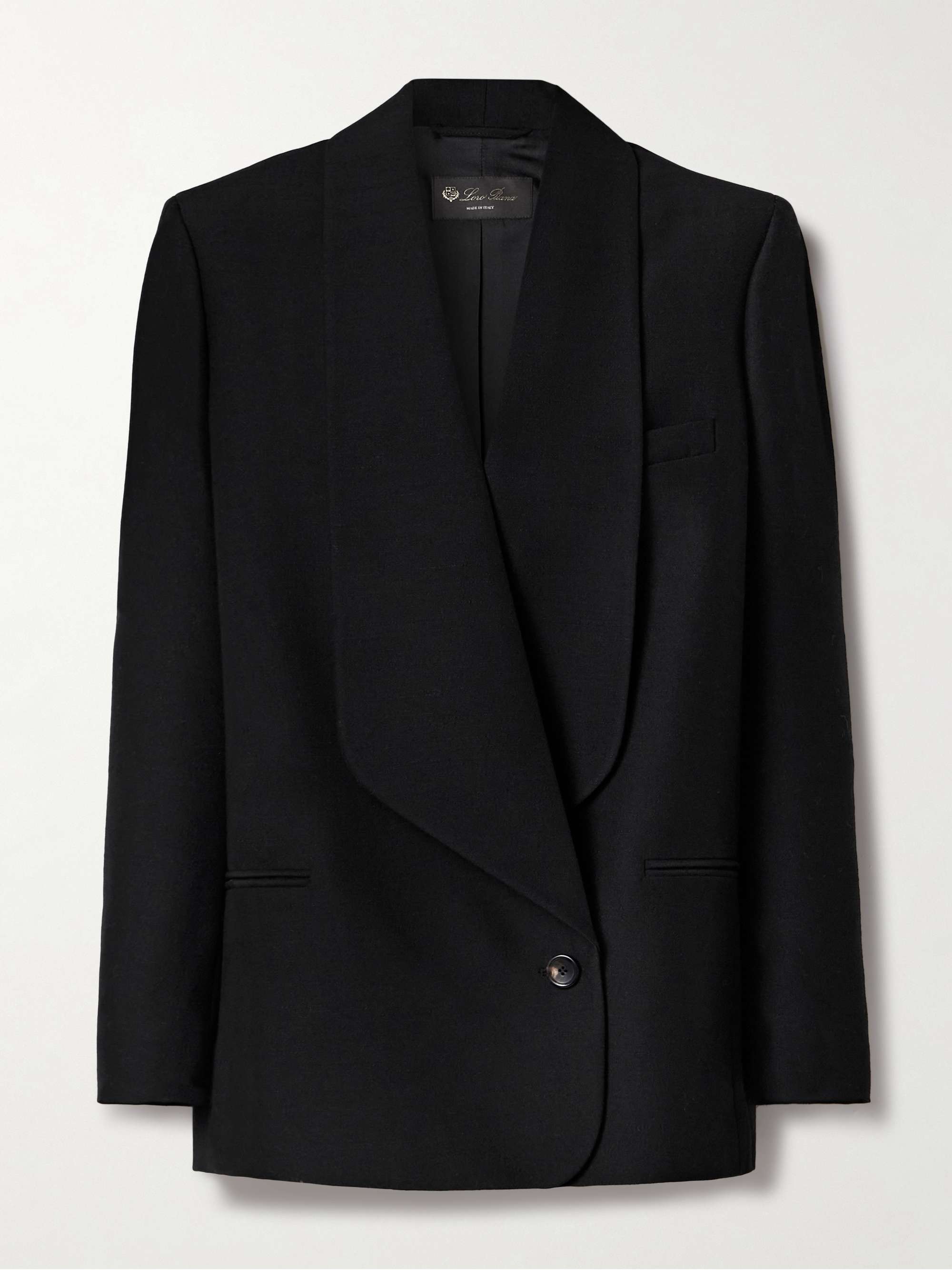 Sheri slub wool blazer view
