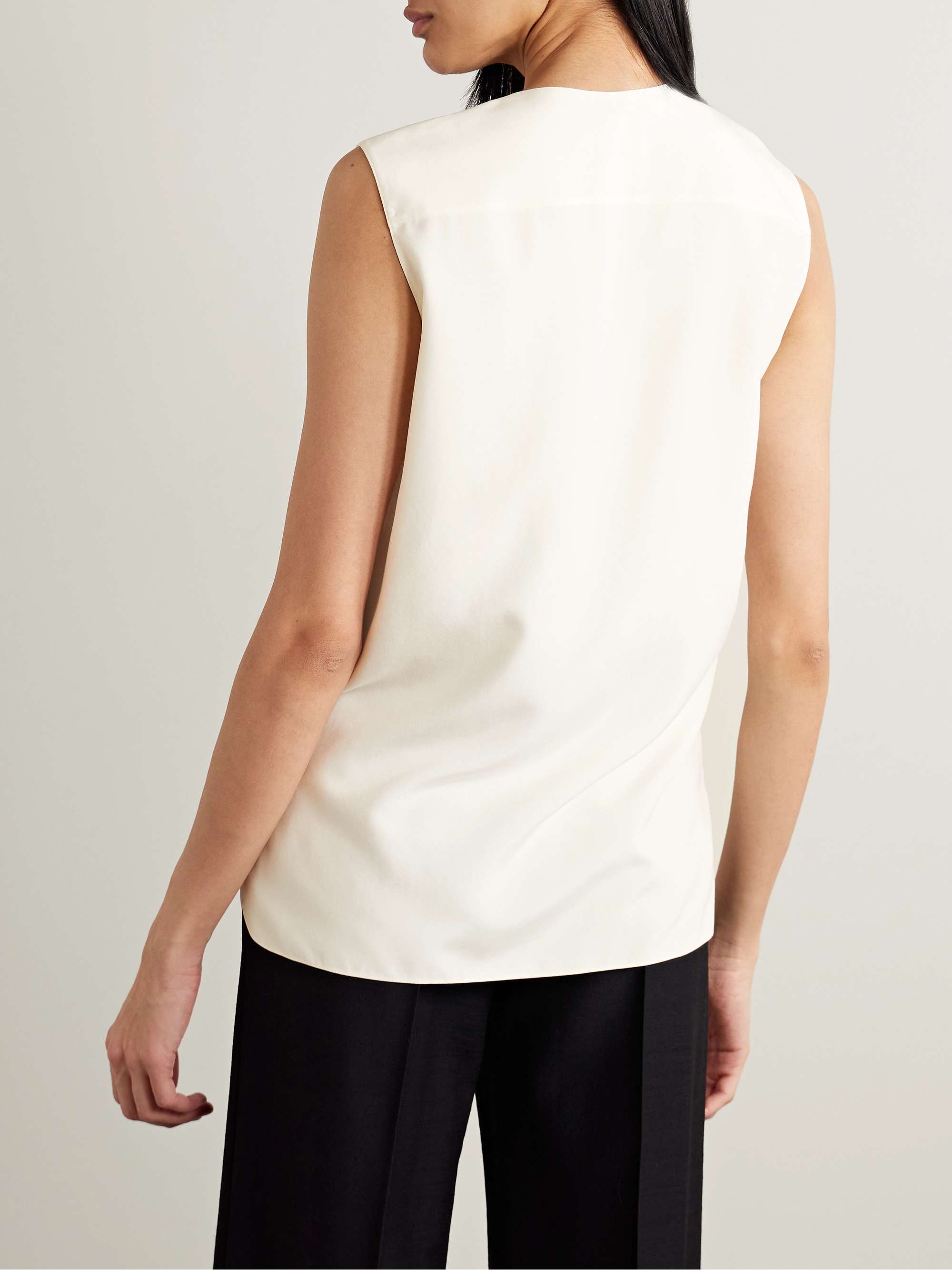 Silk vest view