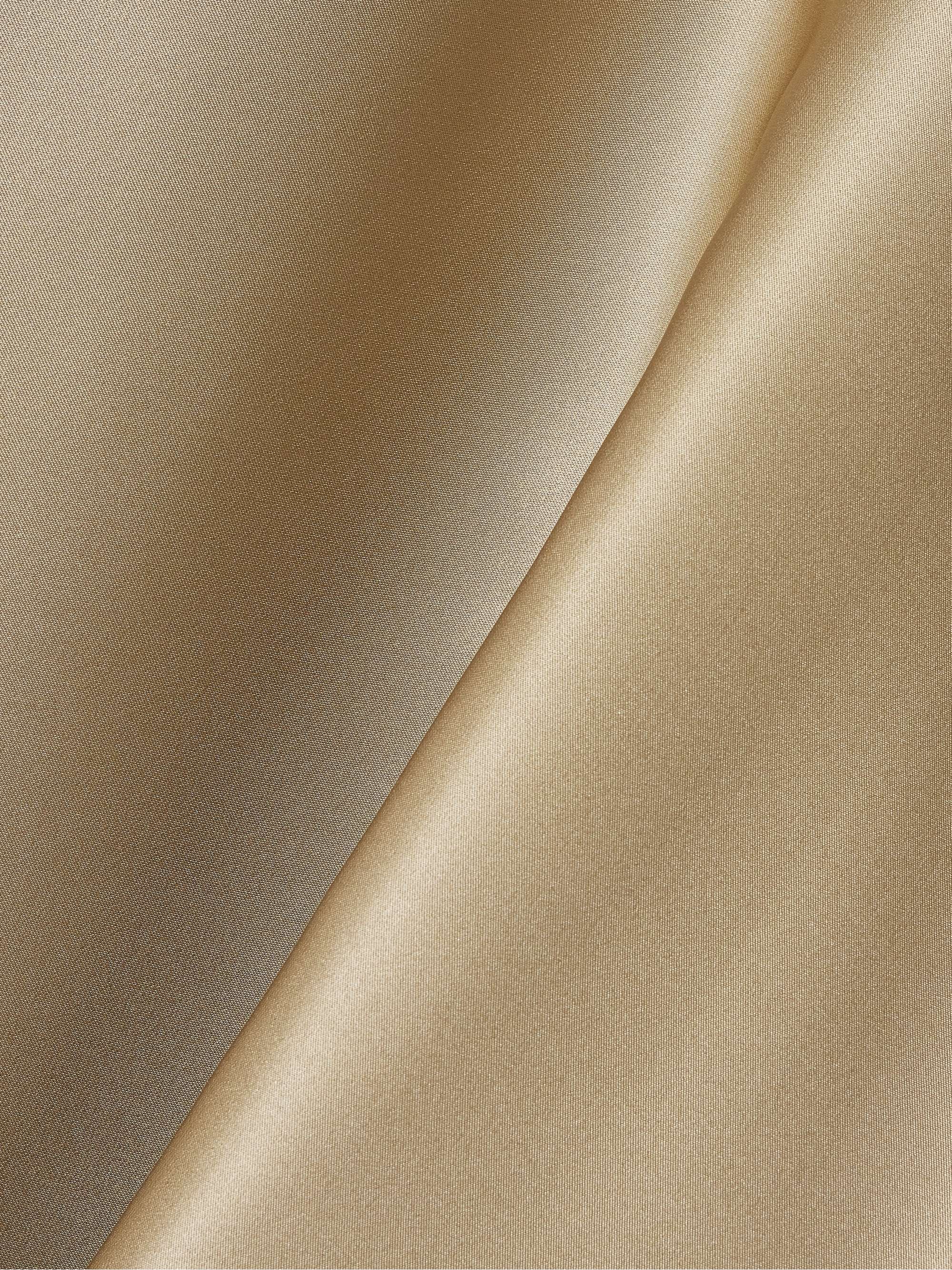 Button-detailed silk-satin top view