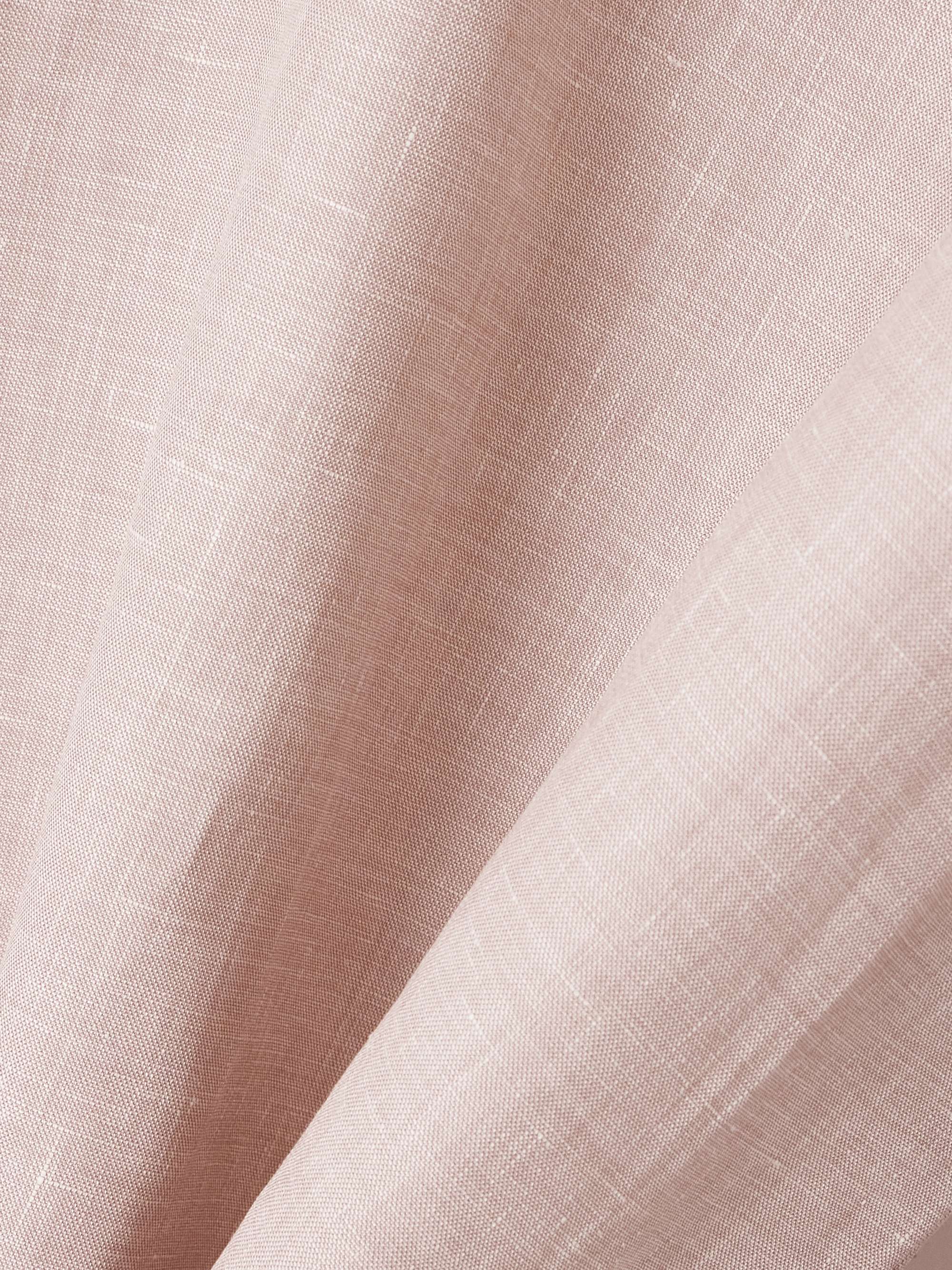 Linen, wool and silk-blend blouse view
