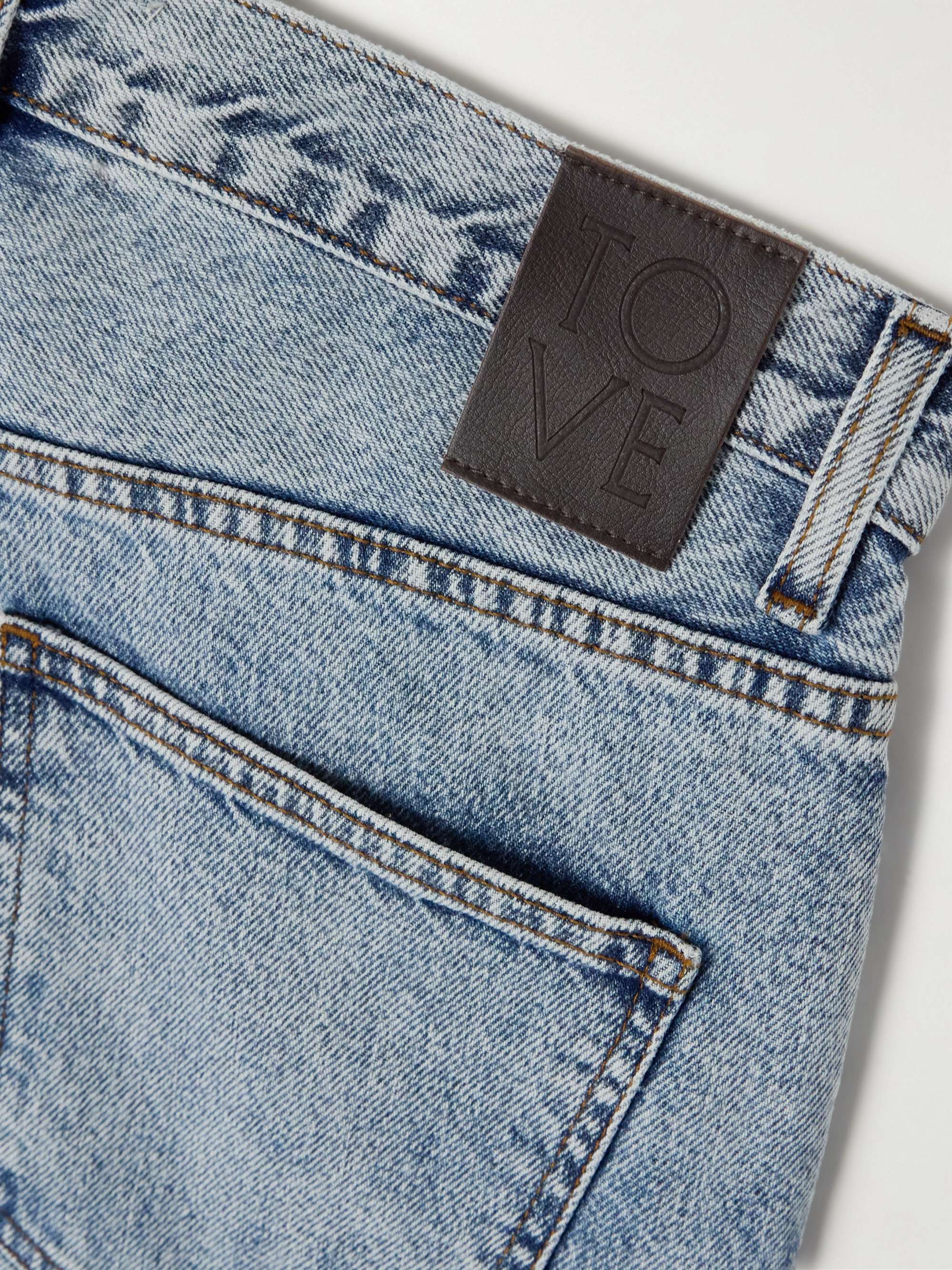 Sofie recycled mid-rise straight-leg jeans view