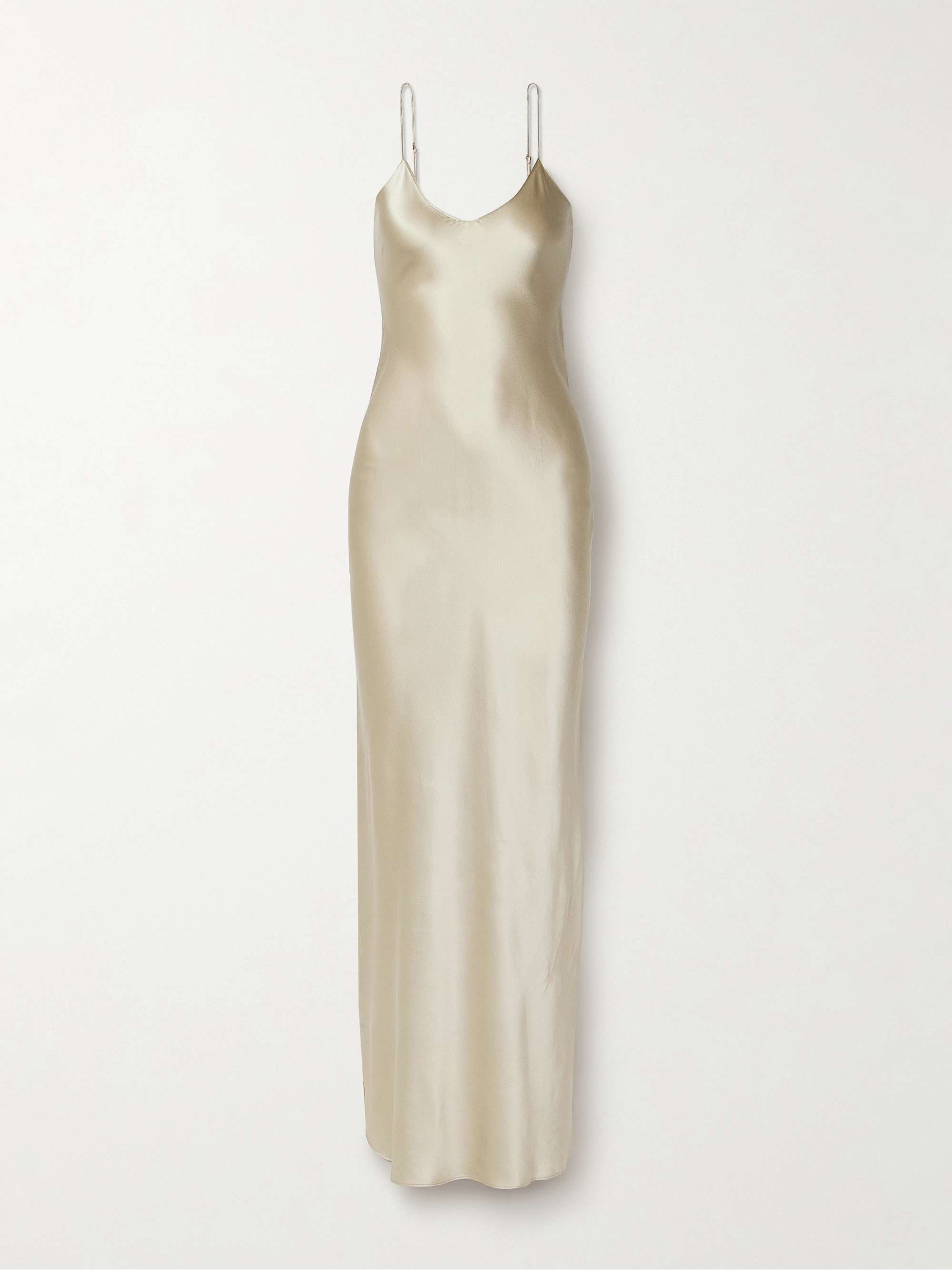 Cami silk-satin gown view