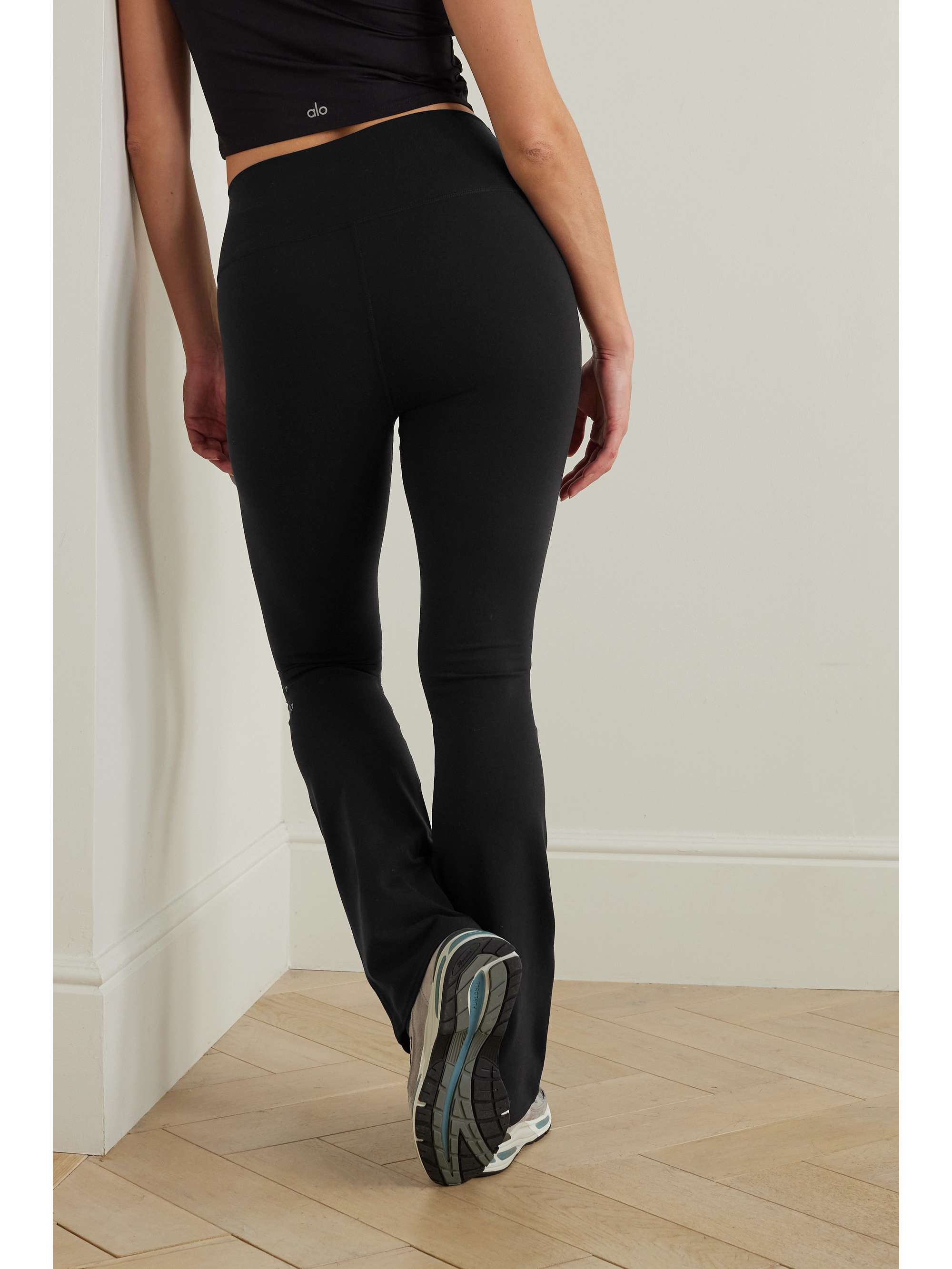 Airbrush stretch flared leggings view