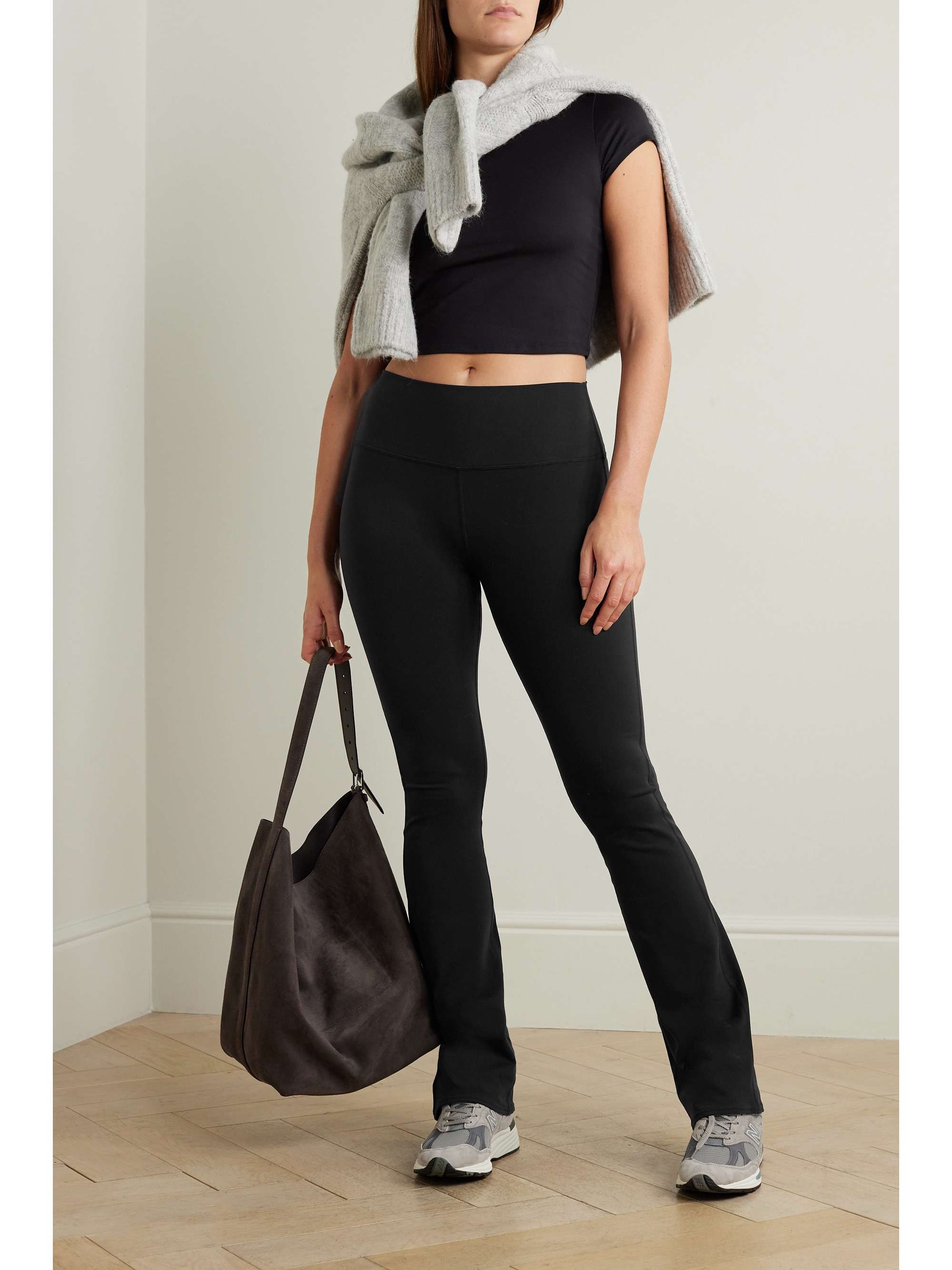 Airbrush stretch flared leggings view
