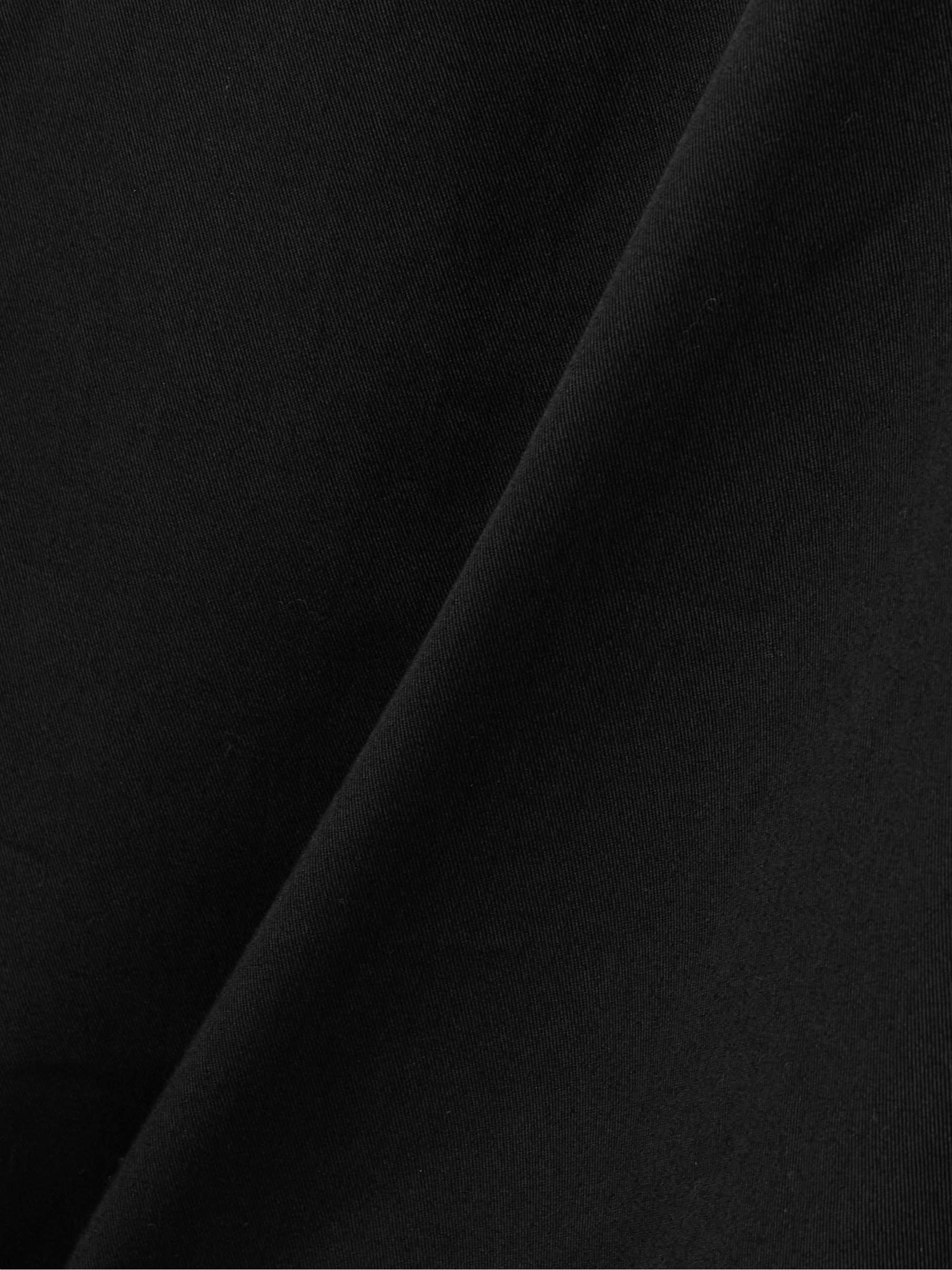 Organic cotton-blend twill maxi skirt view