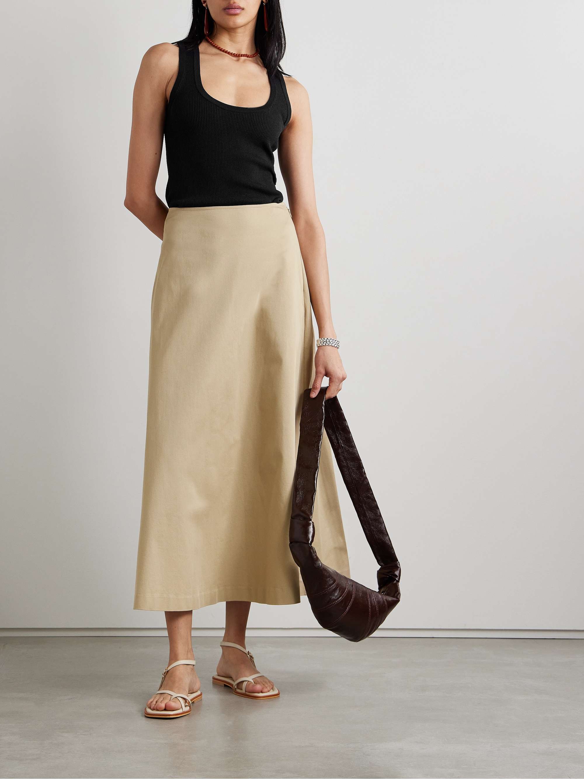 Ribbed-knit tank view