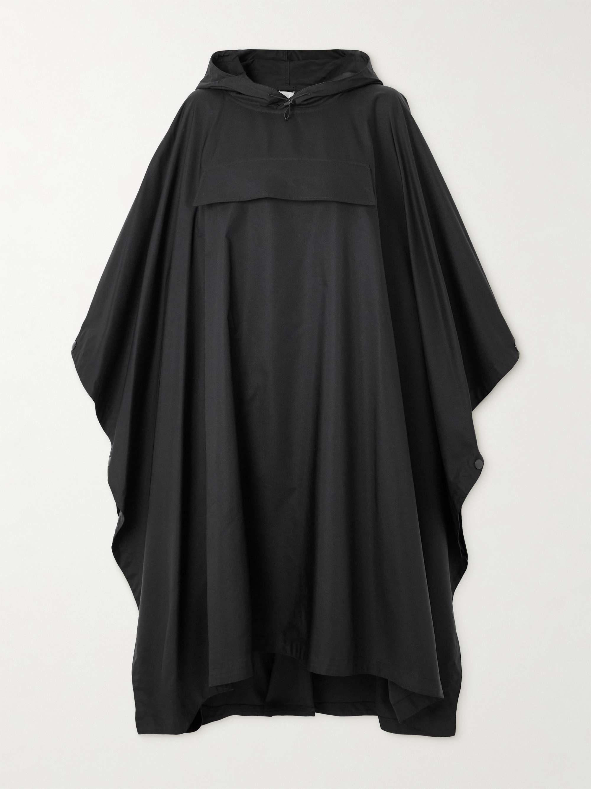 Hooded shell coat view