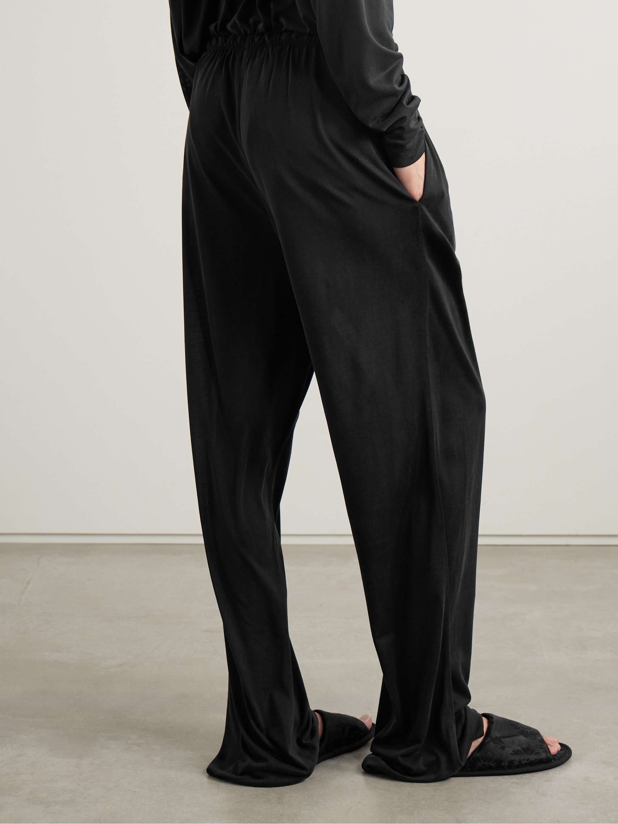 Lanuit silk-jersey pants view
