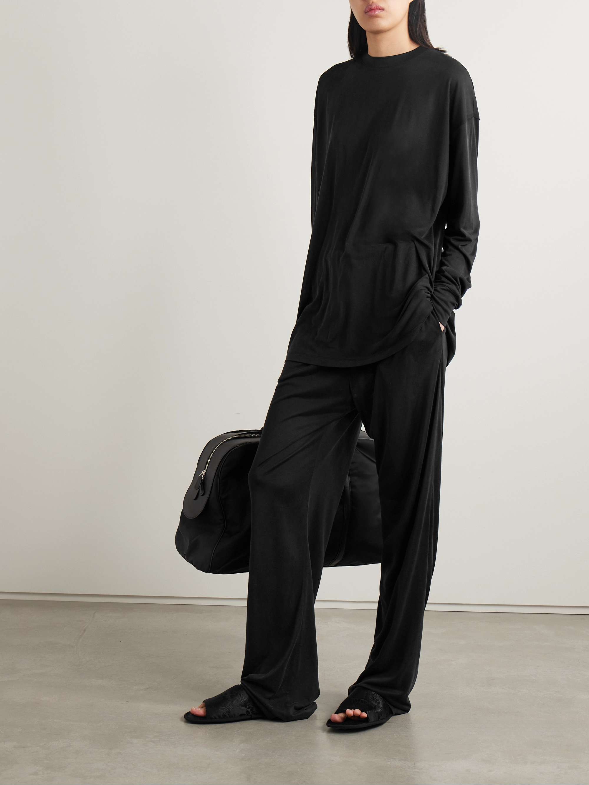 Lanuit silk-jersey pants view