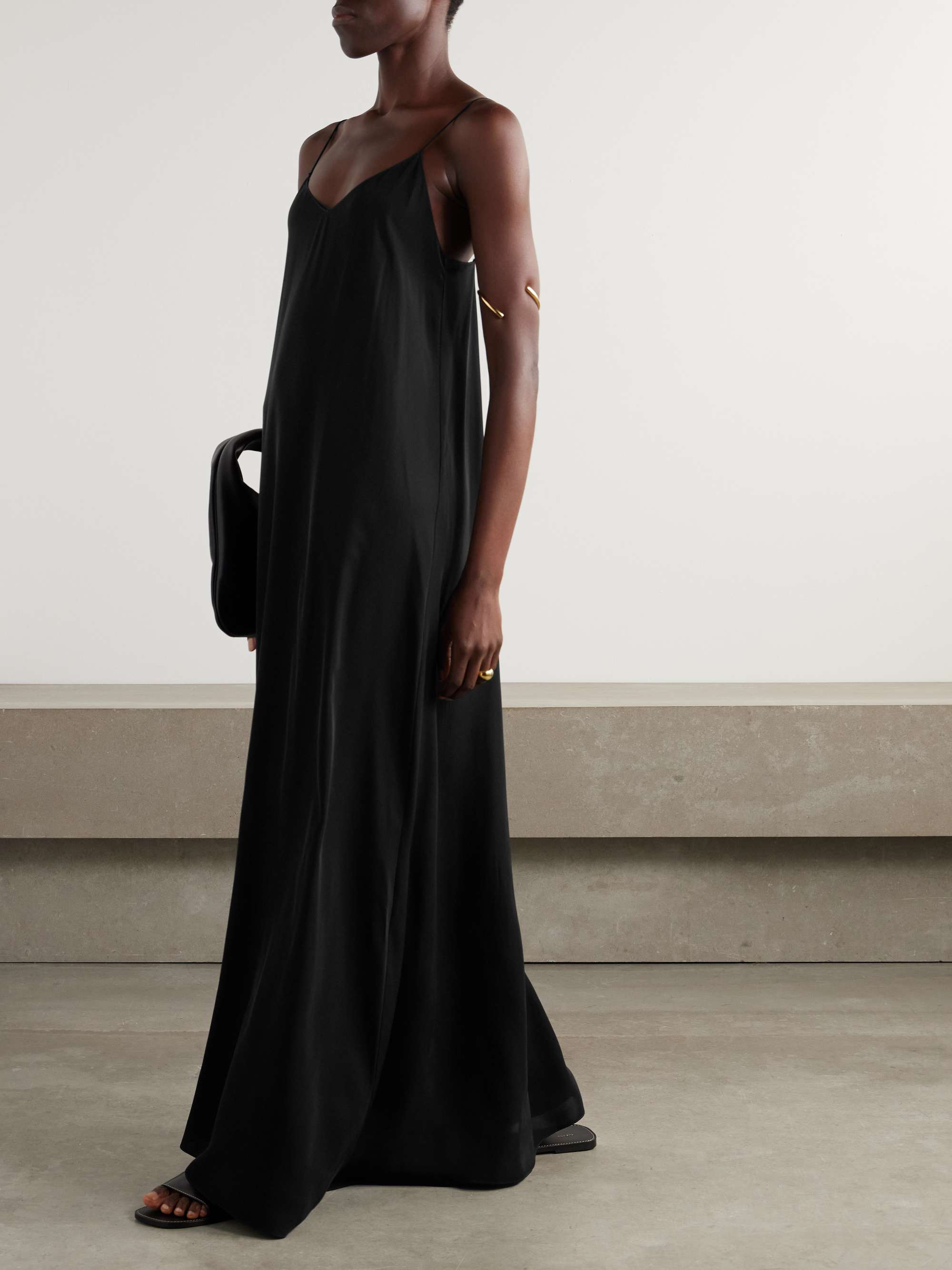 Kole satin maxi dress view