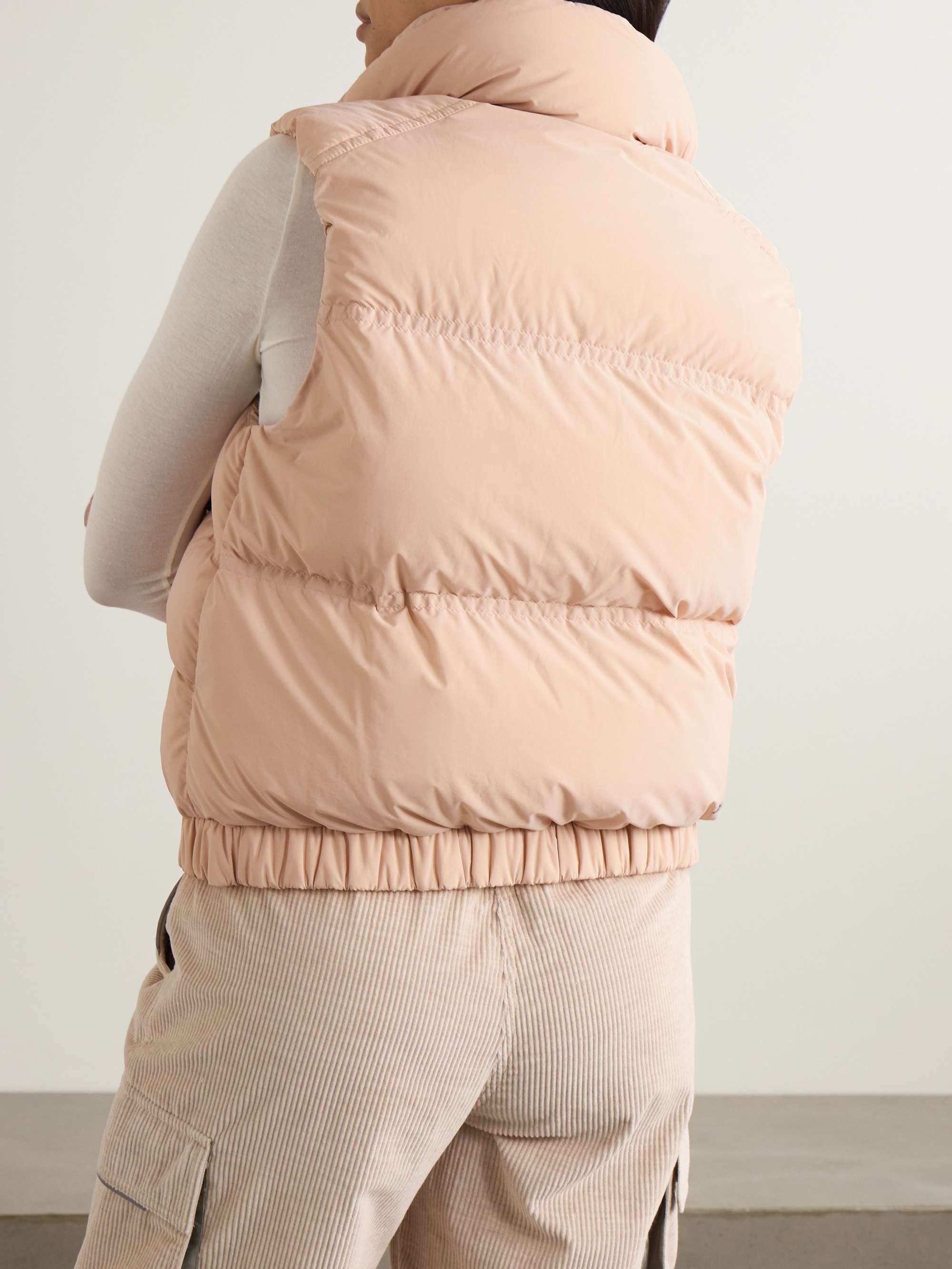 Marolies quilted shell down vest view