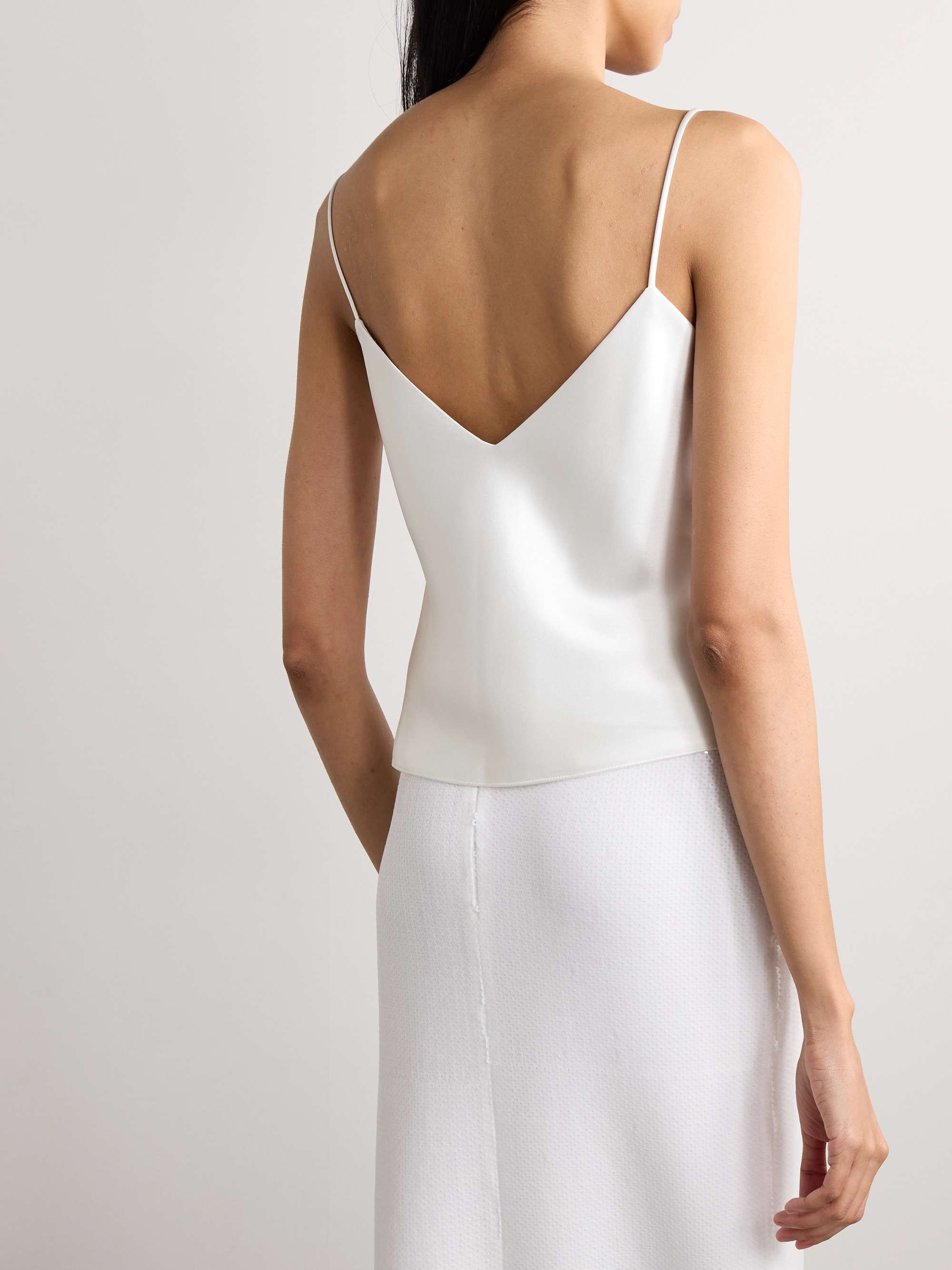 Ischia satin camisole view