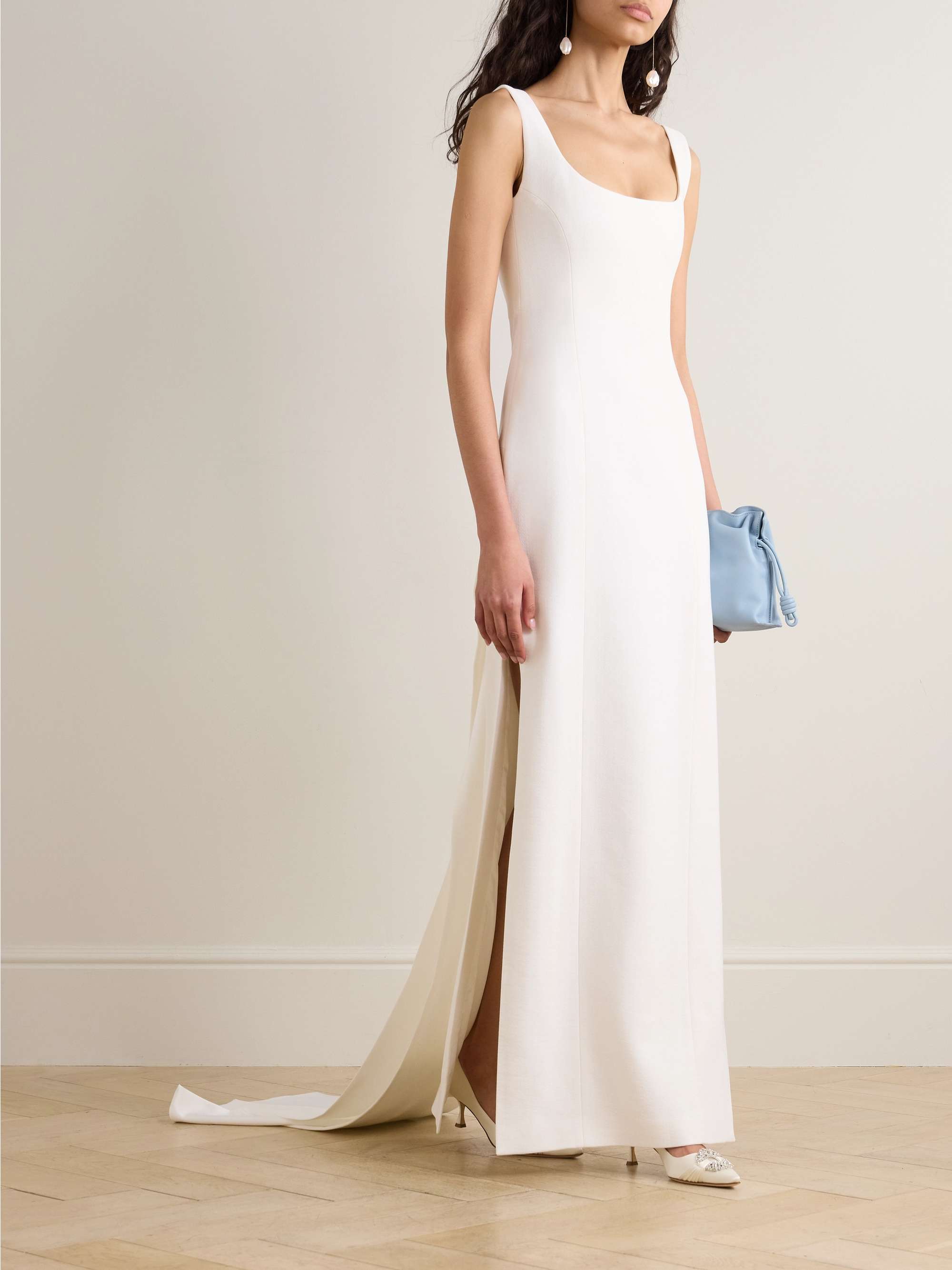 Fiorentina draped satin gown view