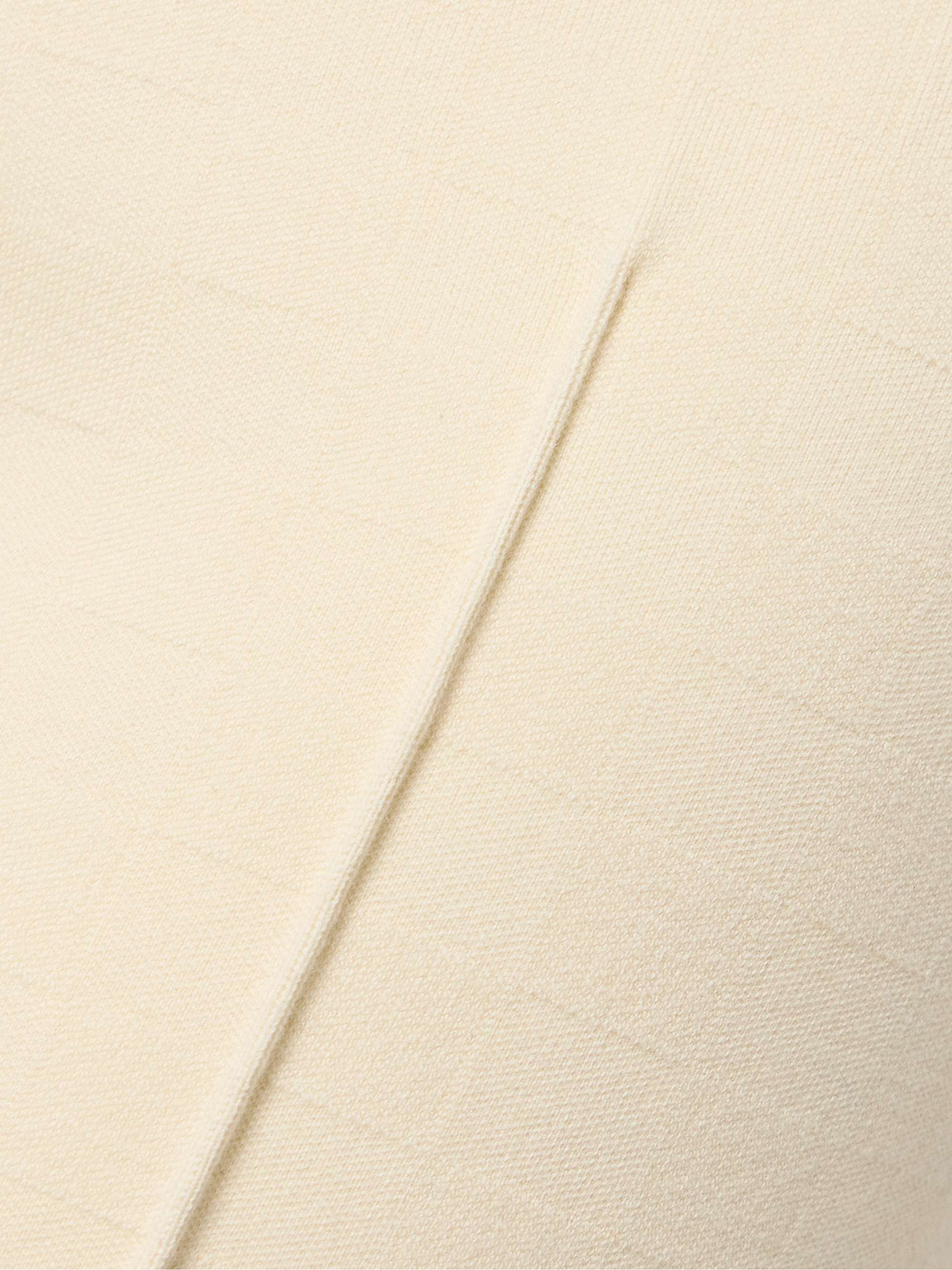 Kick cropped jacquard-knit stretch-cotton flared pants view
