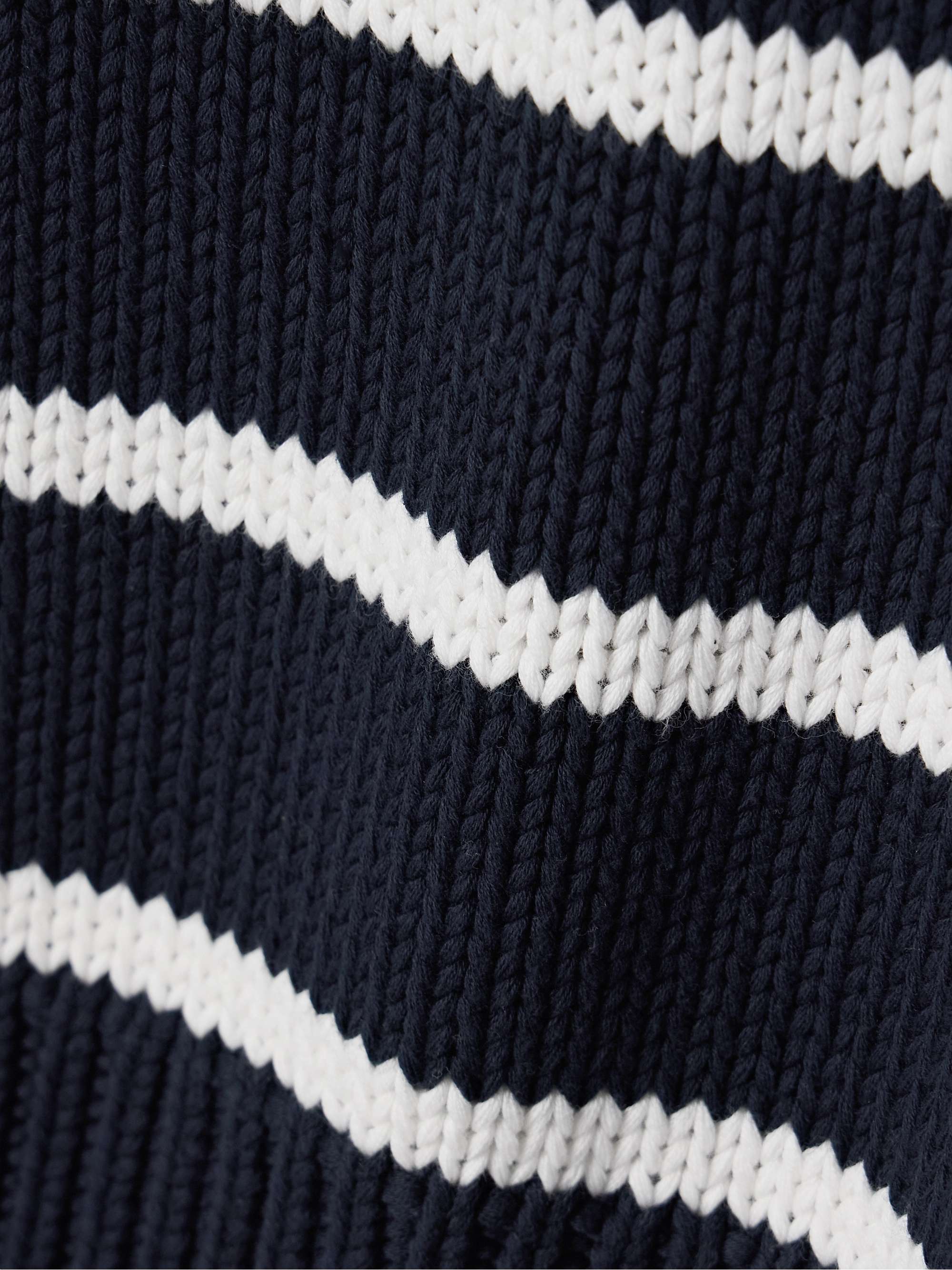 Marina striped cotton sweater view