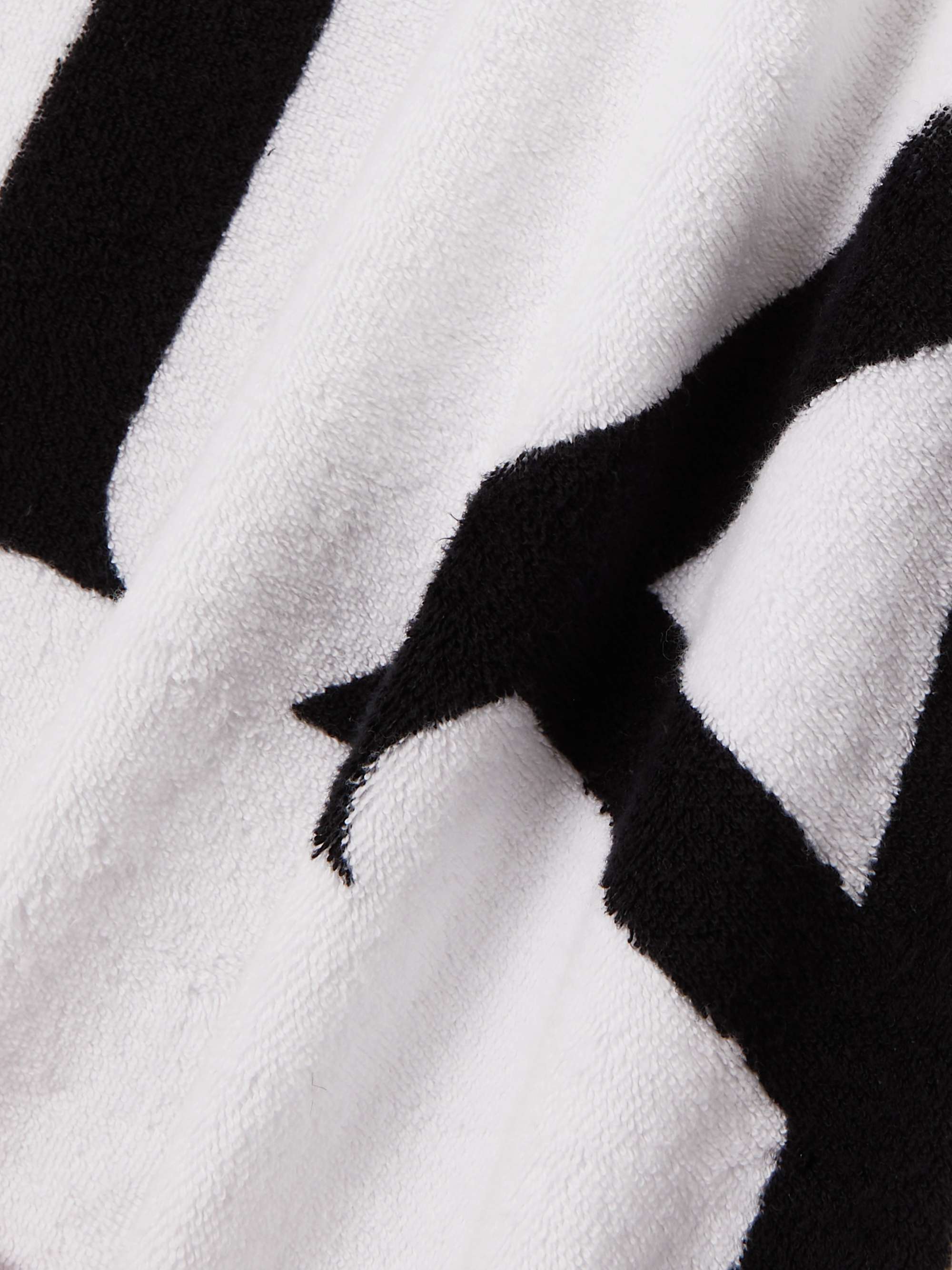 Printed cotton-terry pareo view