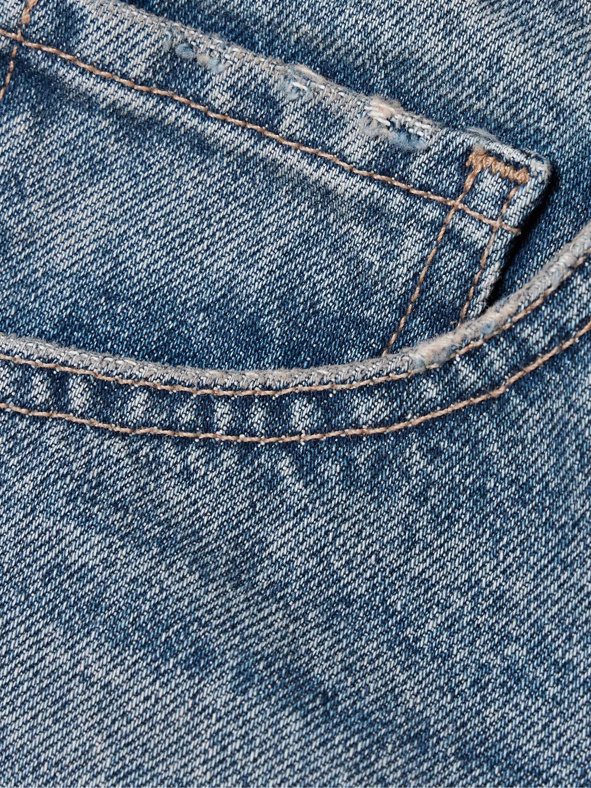 Russel frayed denim shorts view