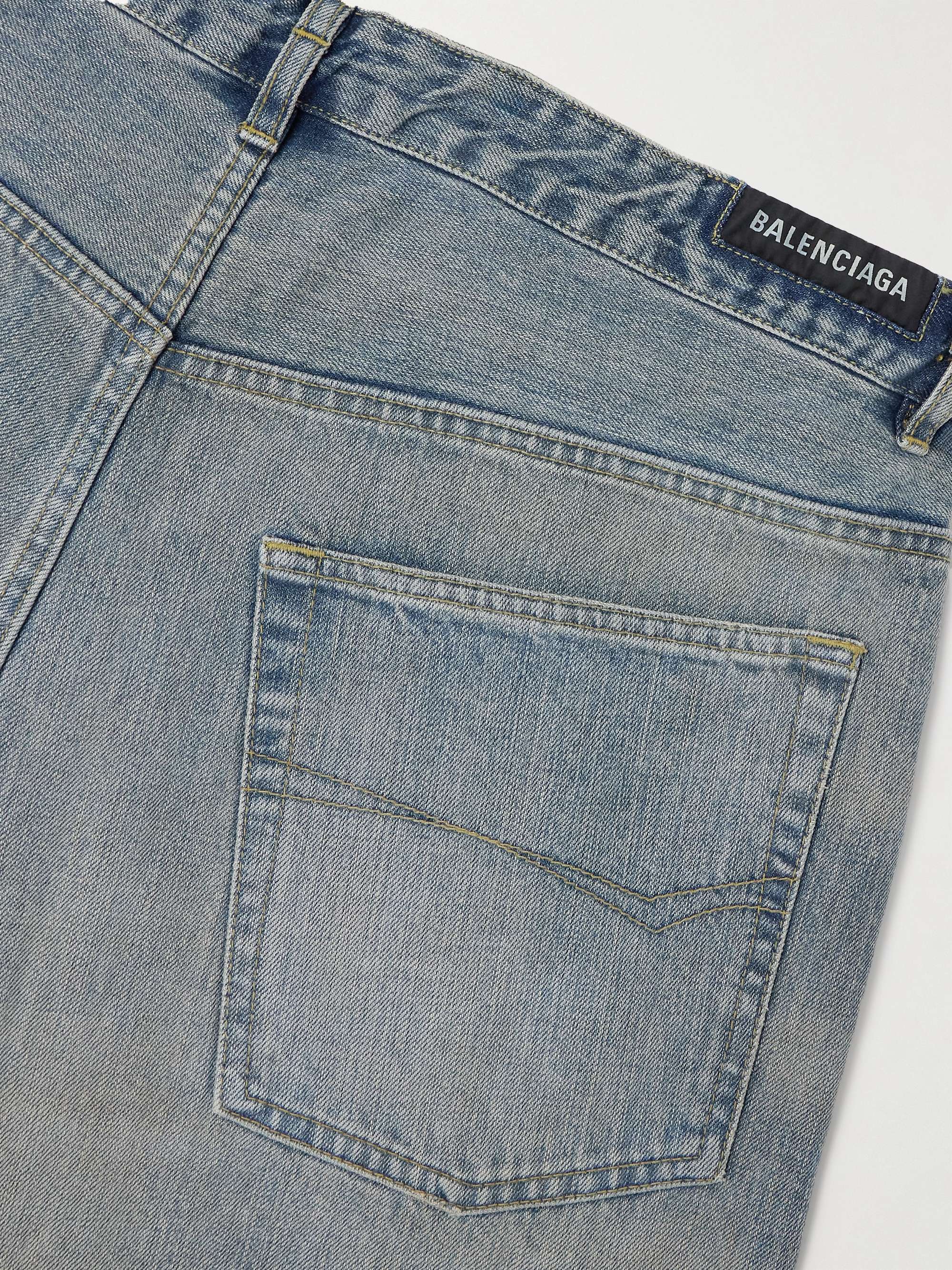 Distressed jeans view
