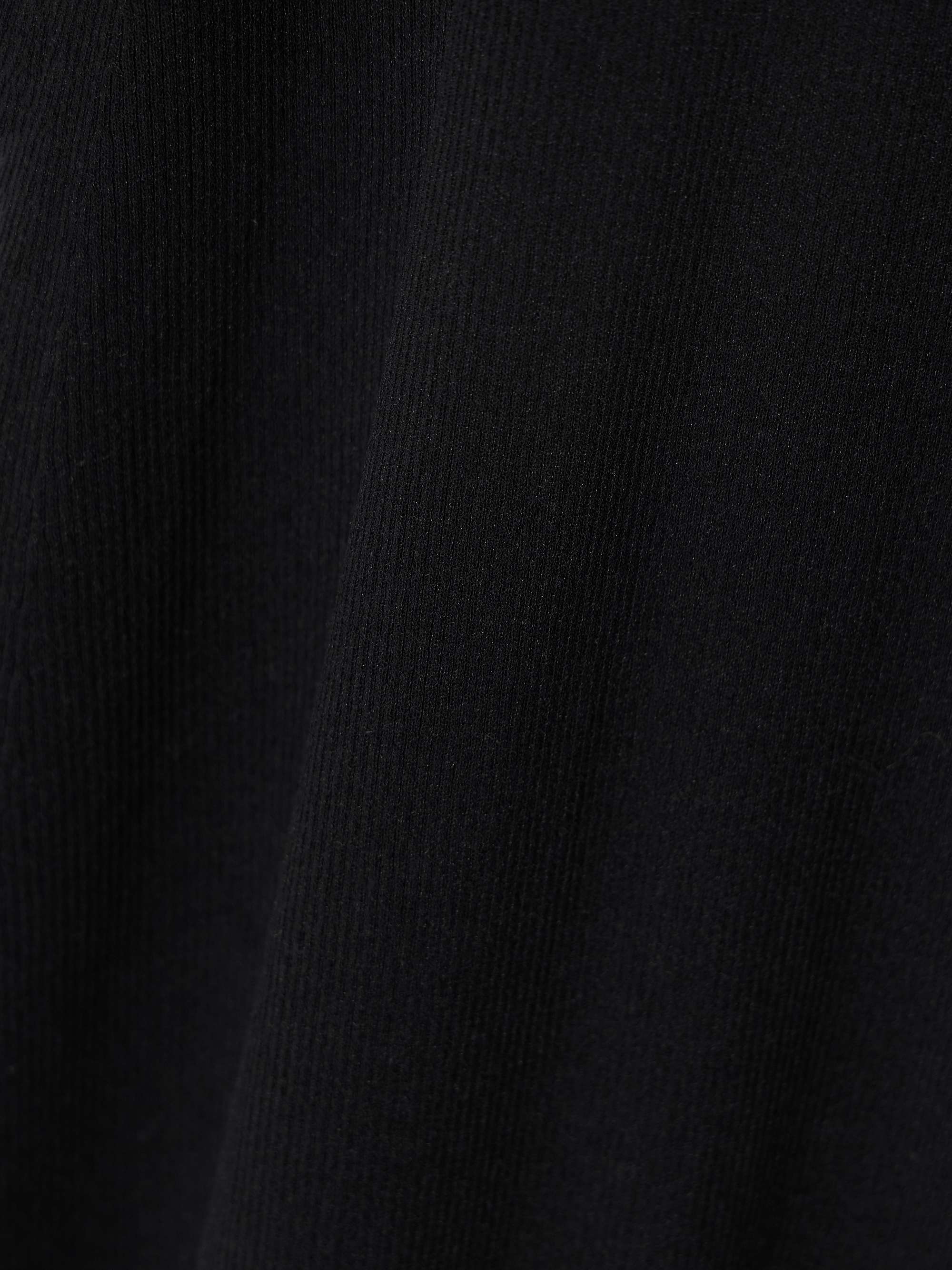 Ribbed-knit turtleneck maxi dress view