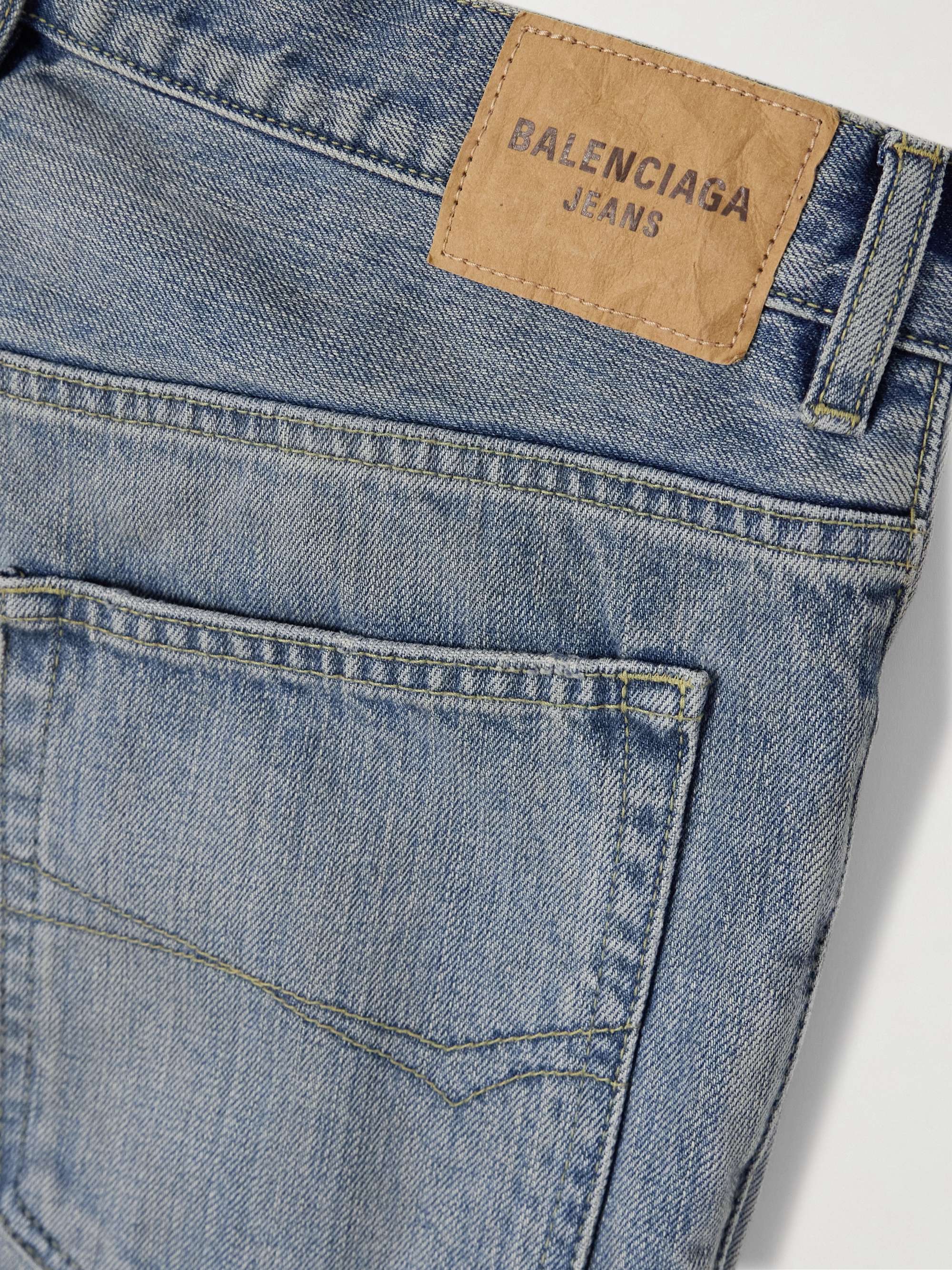 Low-rise flared jeans view