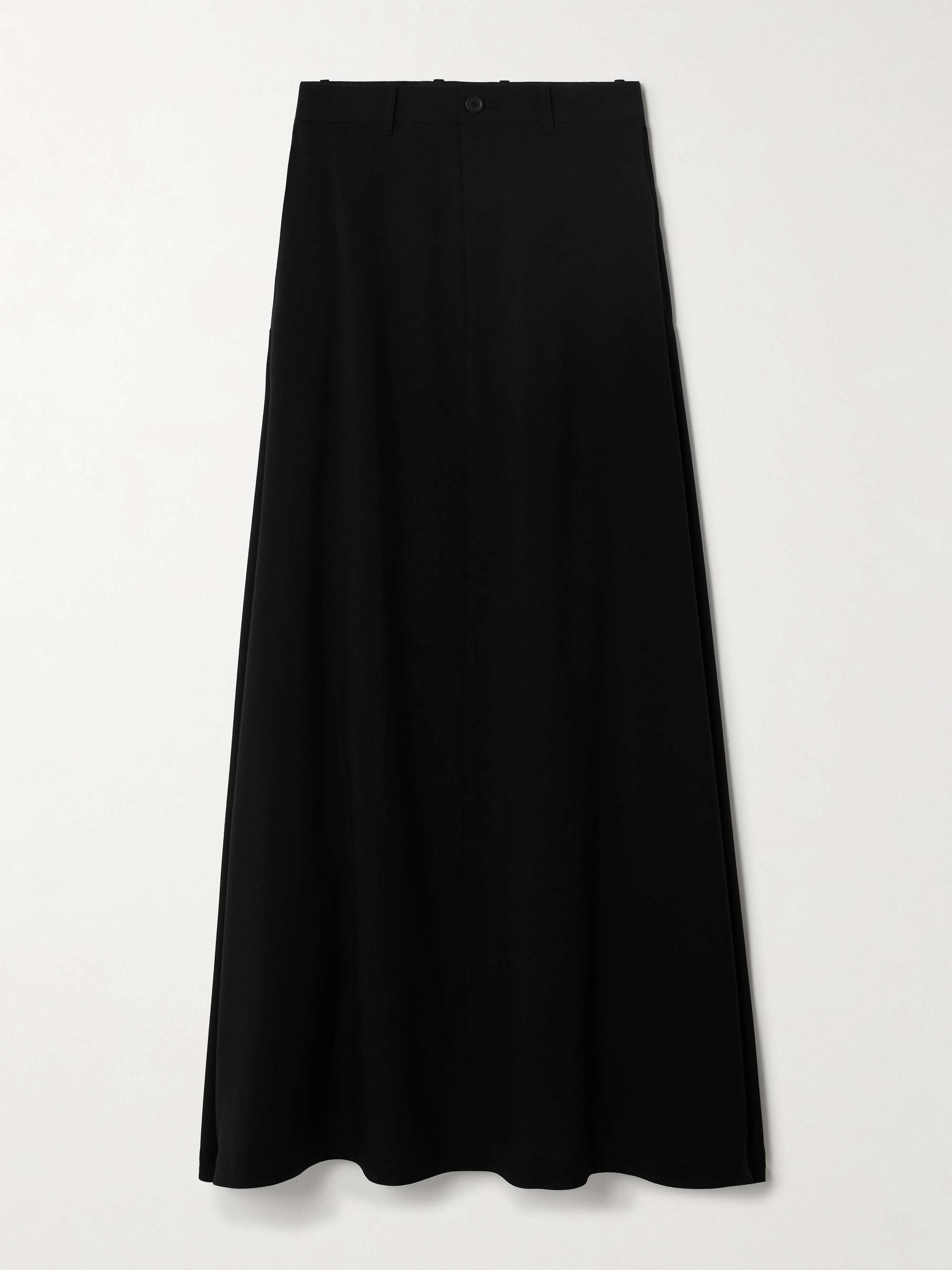 Wool maxi skirt view