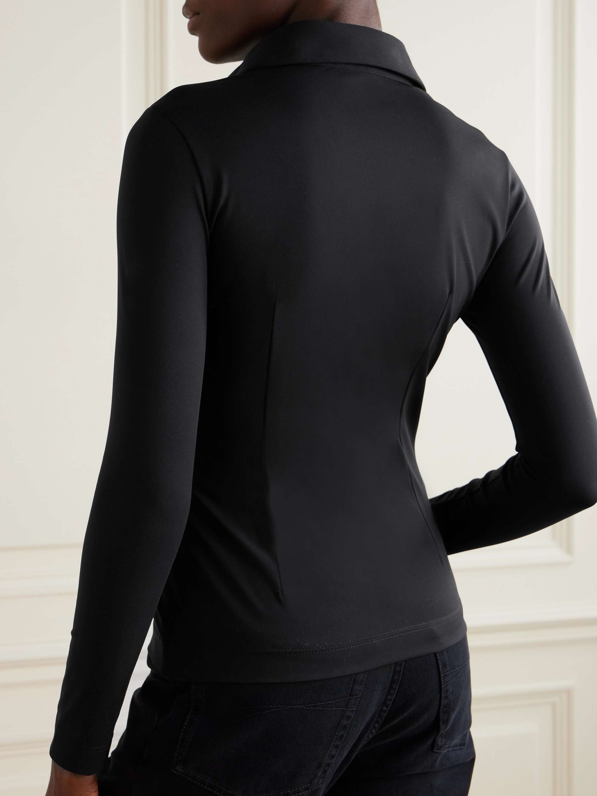 Stretch-jersey shirt view