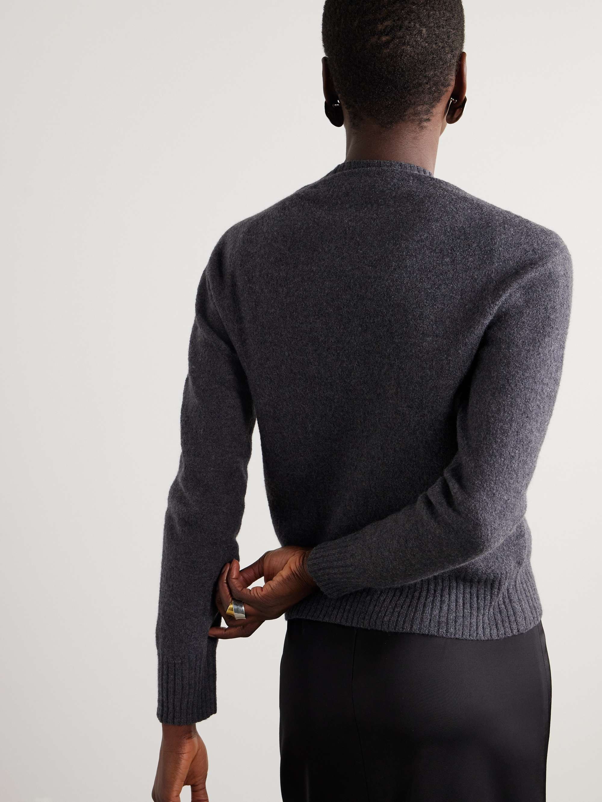 Brushed-wool sweater view