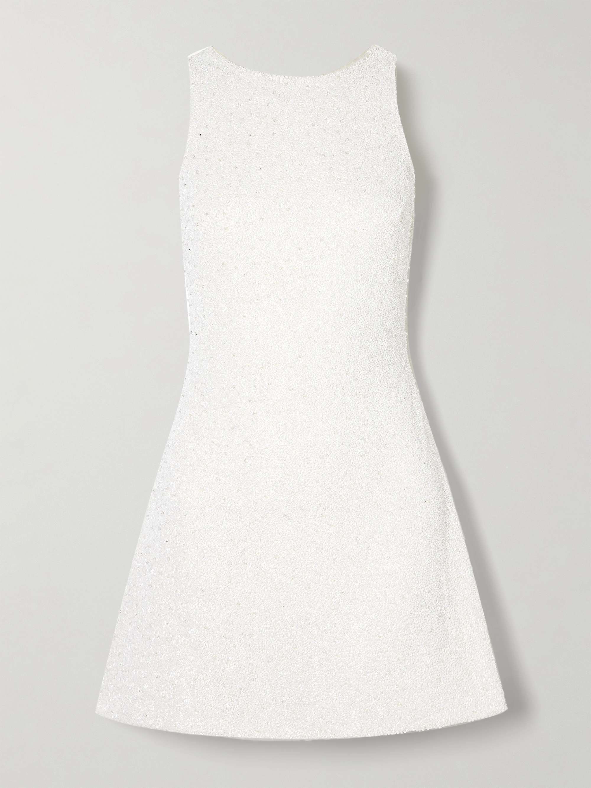 Lille bow-embellished stretch-tulle mini dress view
